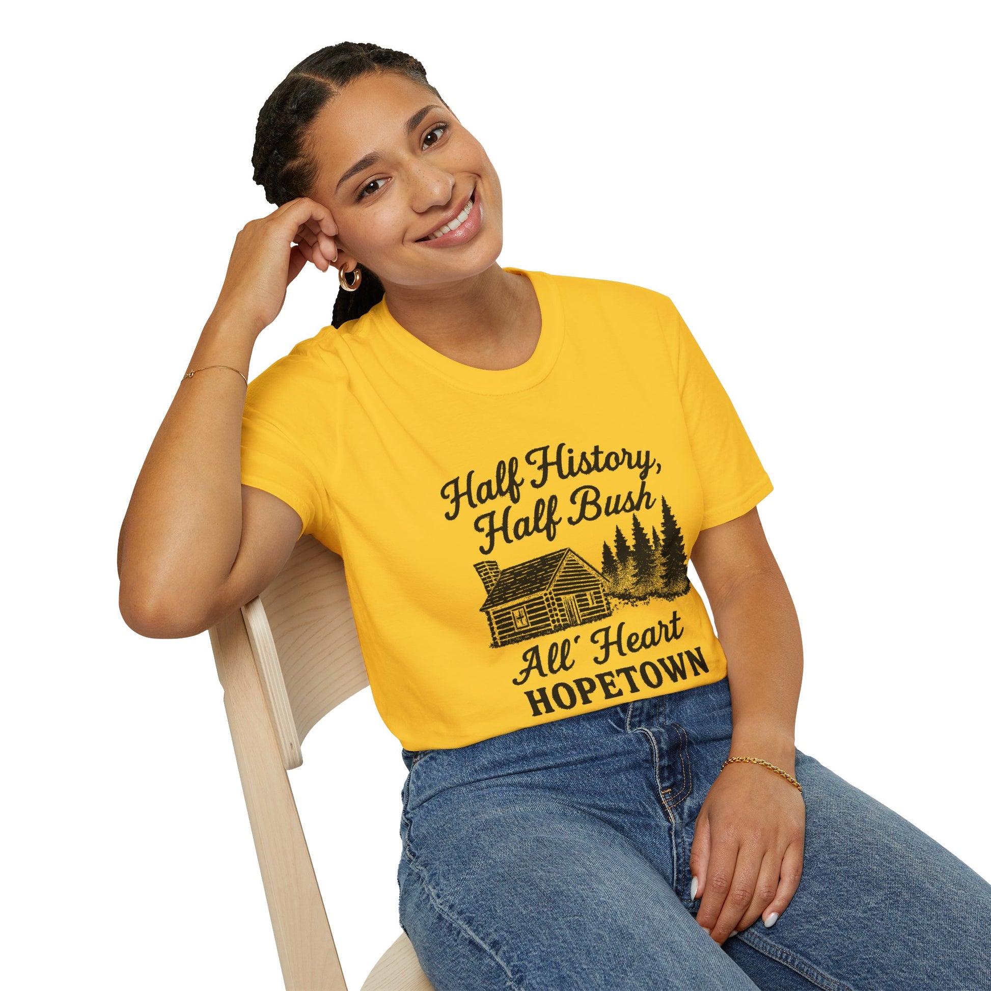 "HALF HISTORY, HALF BUSH, ALL HEART HOPETOWN" T-SHIRT