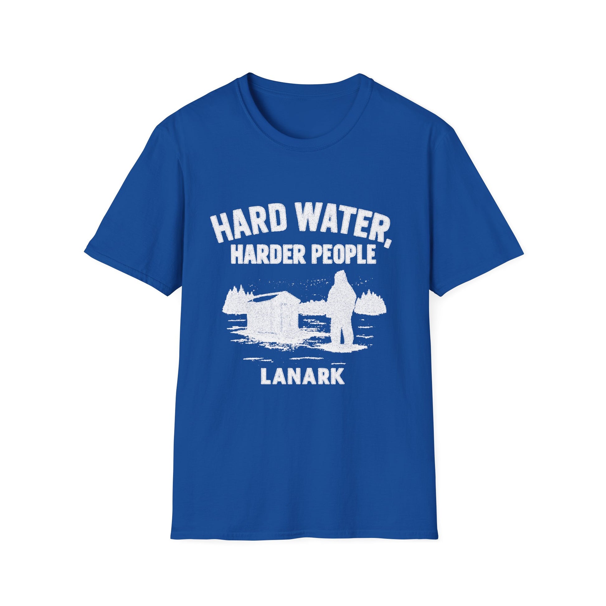 "HARD WATER HARDER PEOPLE LANARK" T-SHIRT