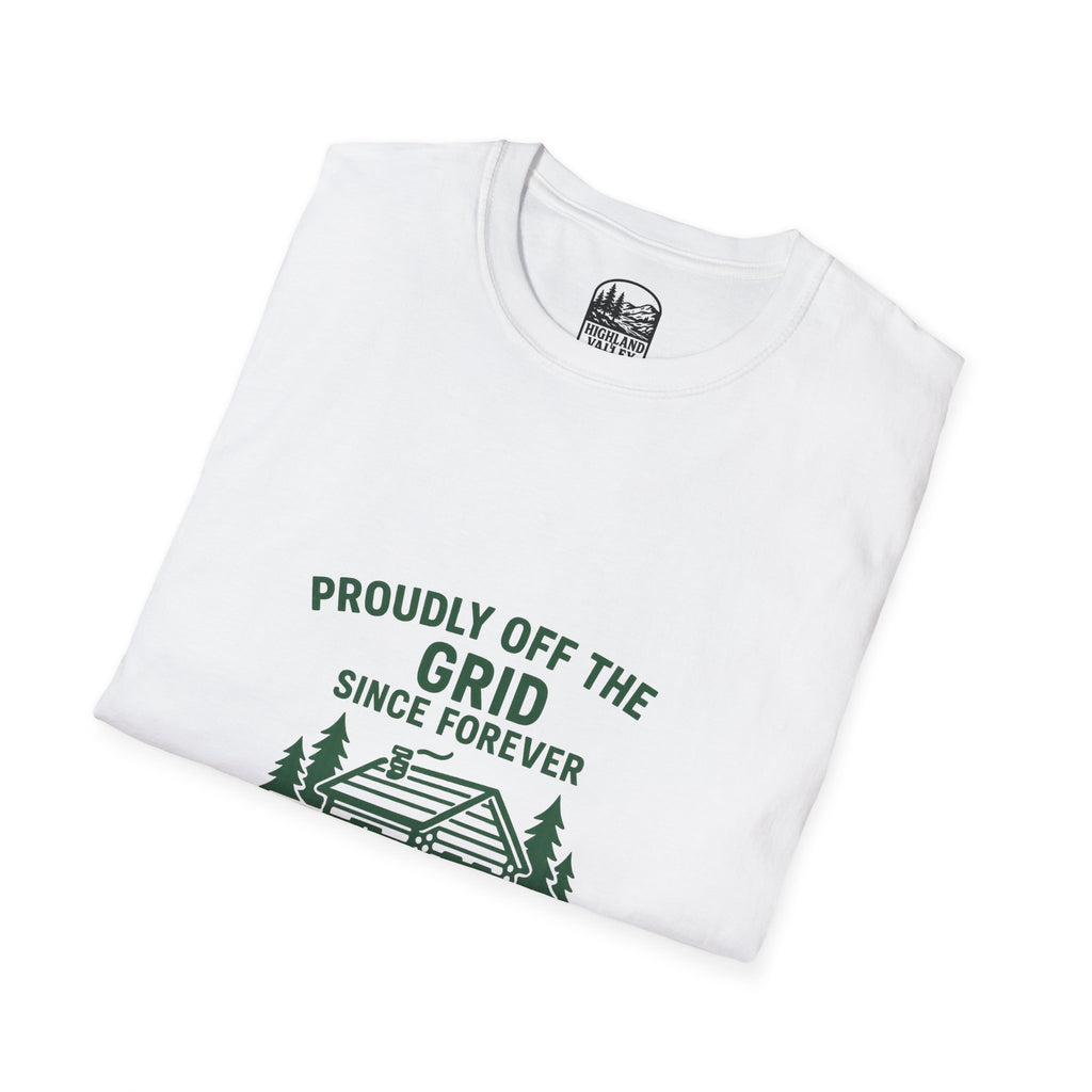 OFF THE GRID IN MCDONALD'S CORNERS UNISEX T-SHIRT