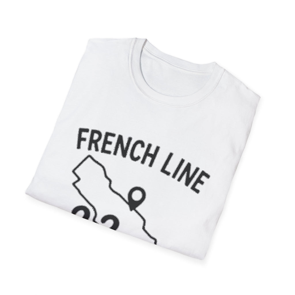 "FRENCH LINE MAP IF YOU KNOW, YOU KNOW" T-SHIRT