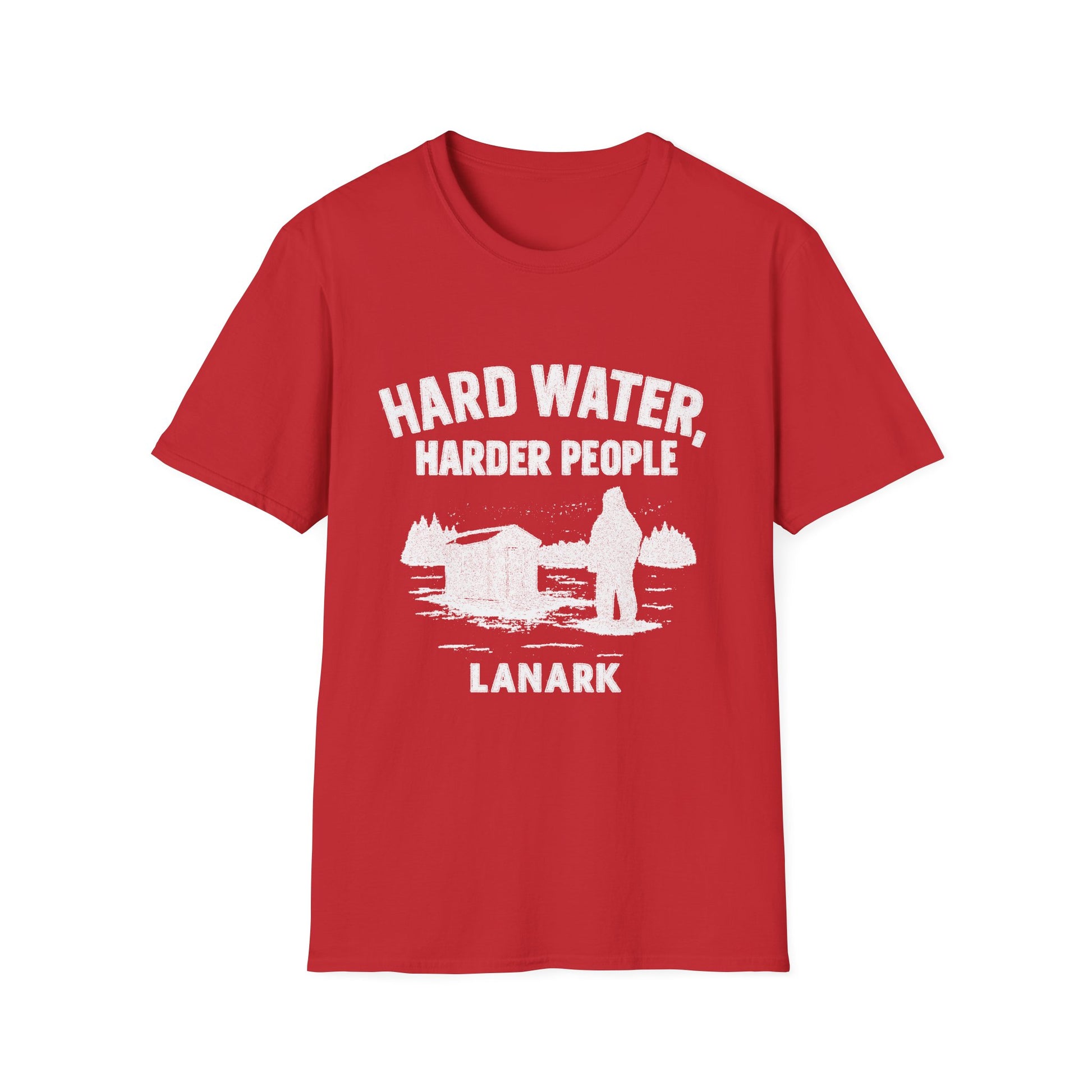 "HARD WATER HARDER PEOPLE LANARK" T-SHIRT