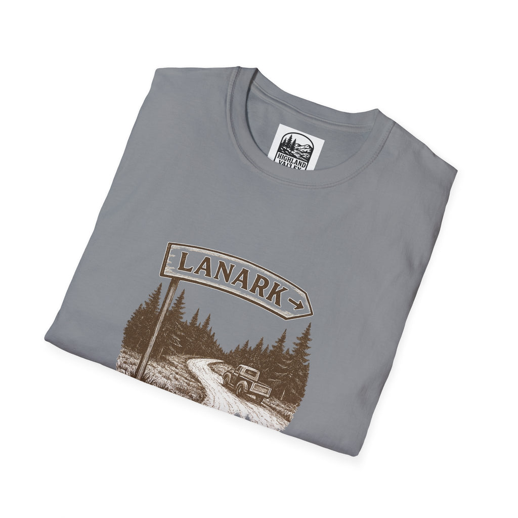 LANARK HEADING TO THE VILLAGE UNISEX T-SHIRT