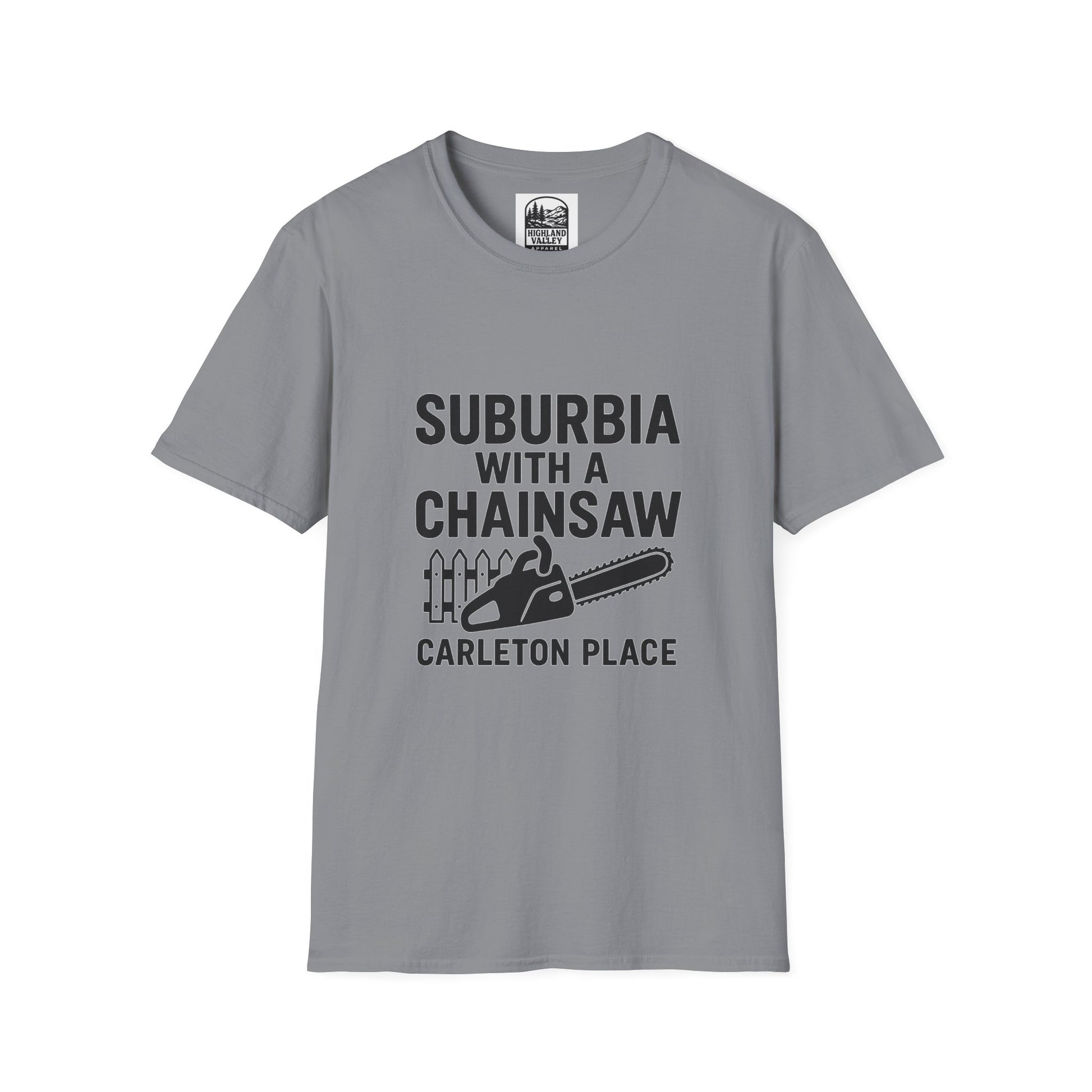 SUBURBIA WITH A CHAINSAW CP UNISEX T-SHIRT