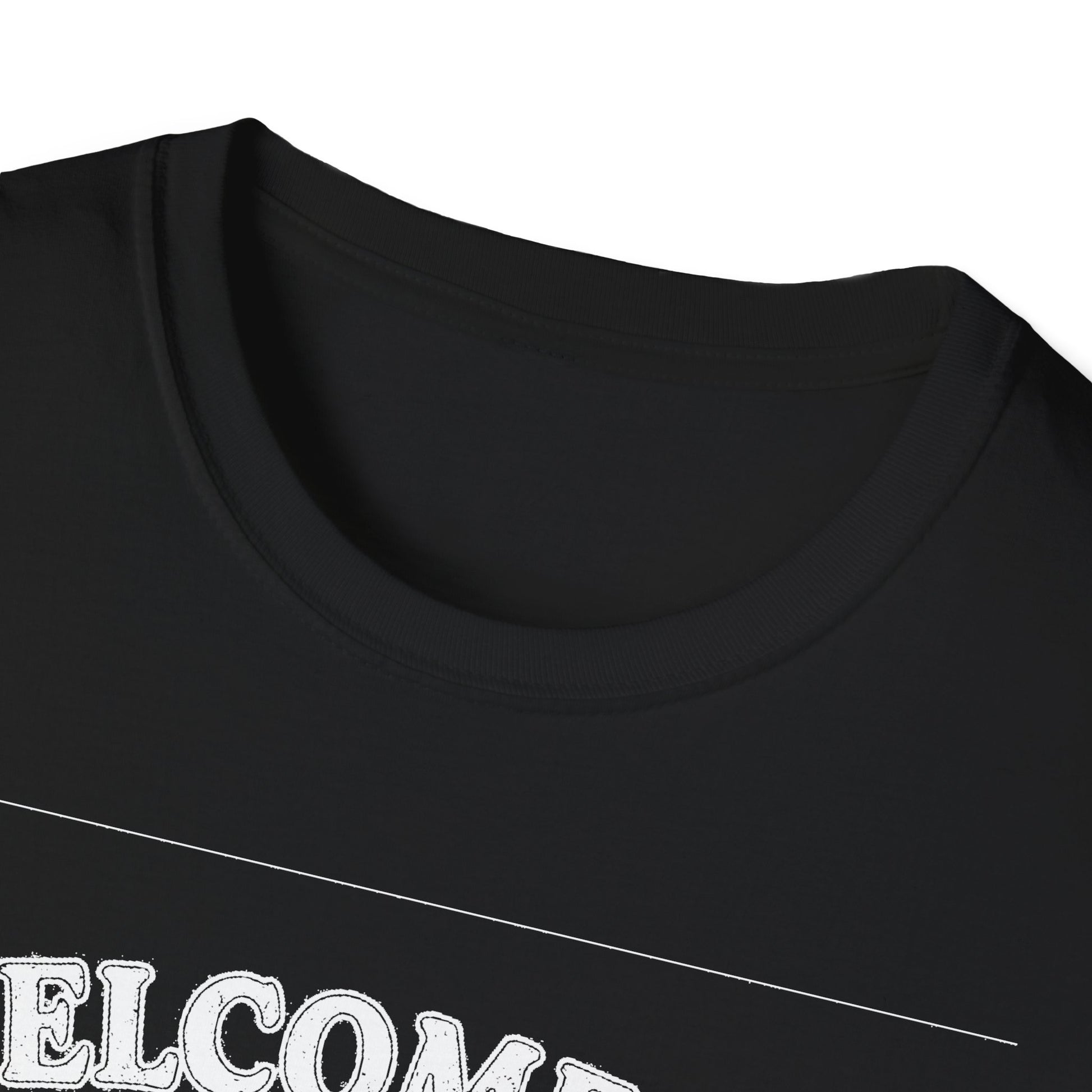 "WELCOME TO LANARK HALF GRAVEL, HALF GOSSIP" T-SHIRT