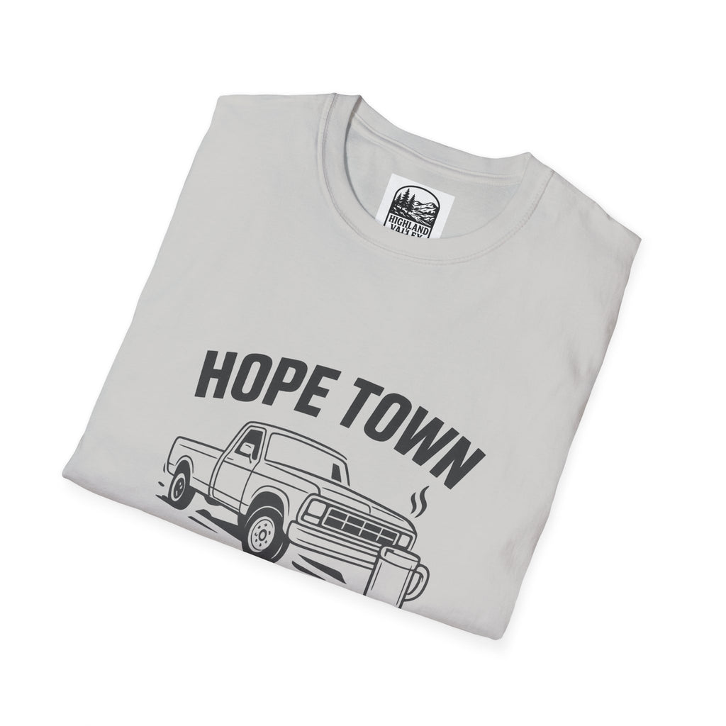 "LOUD COFFEE IN HOPETOWN" T-SHIRT