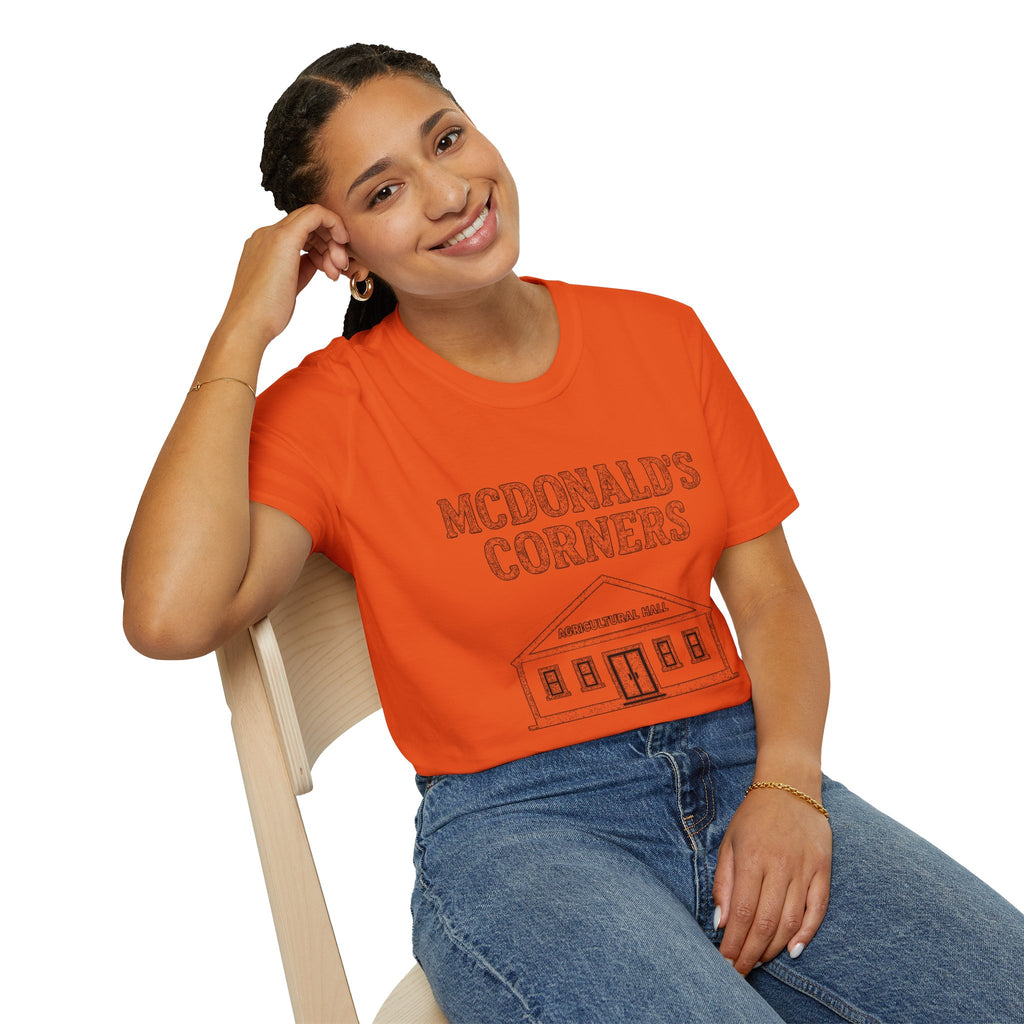 "MCDONALD'S CORNERS AGRICULTURAL HALL" T-SHIRT
