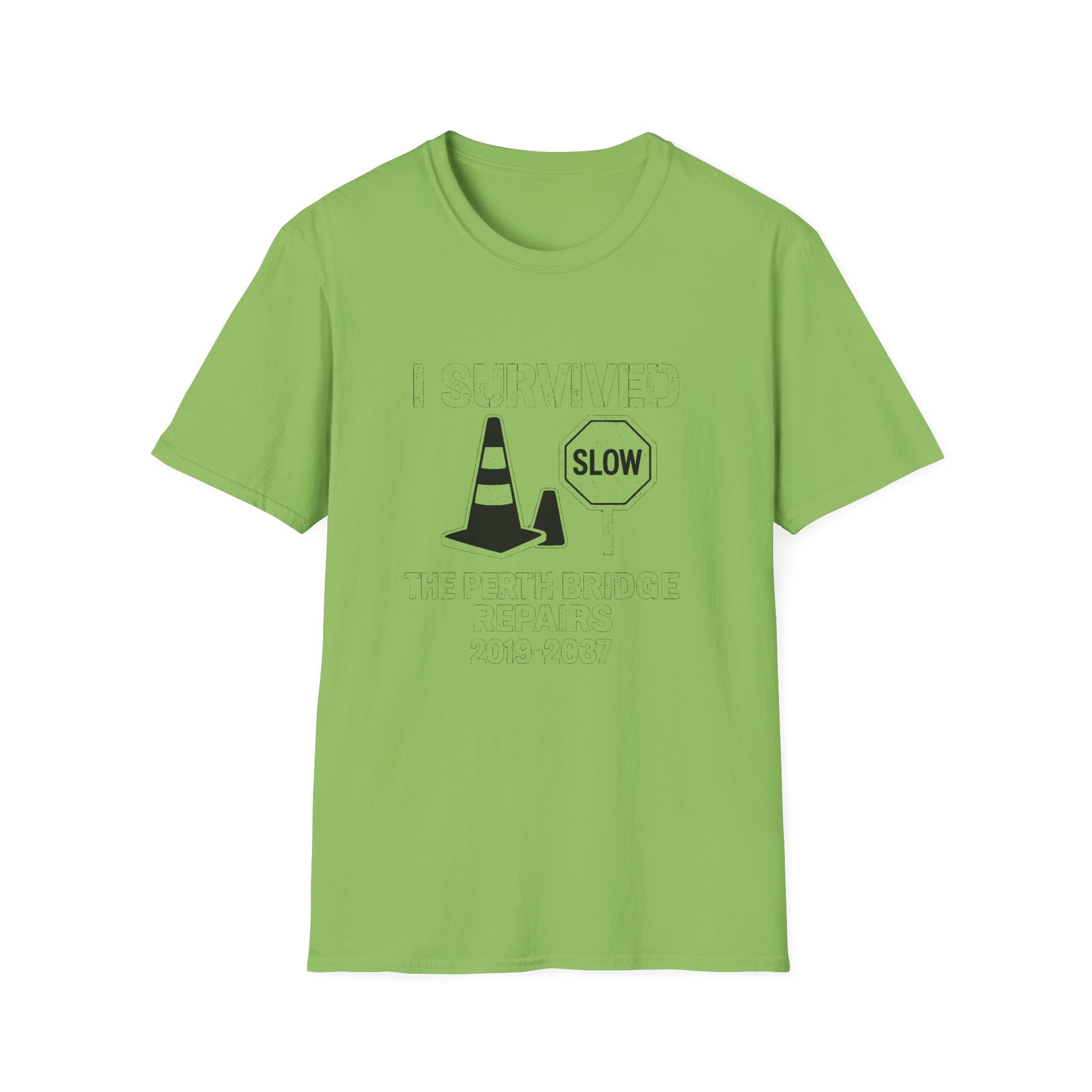 "I SURVIVED THE PERTH BRIDGE REPAIRS 2019-2037" T-SHIRT