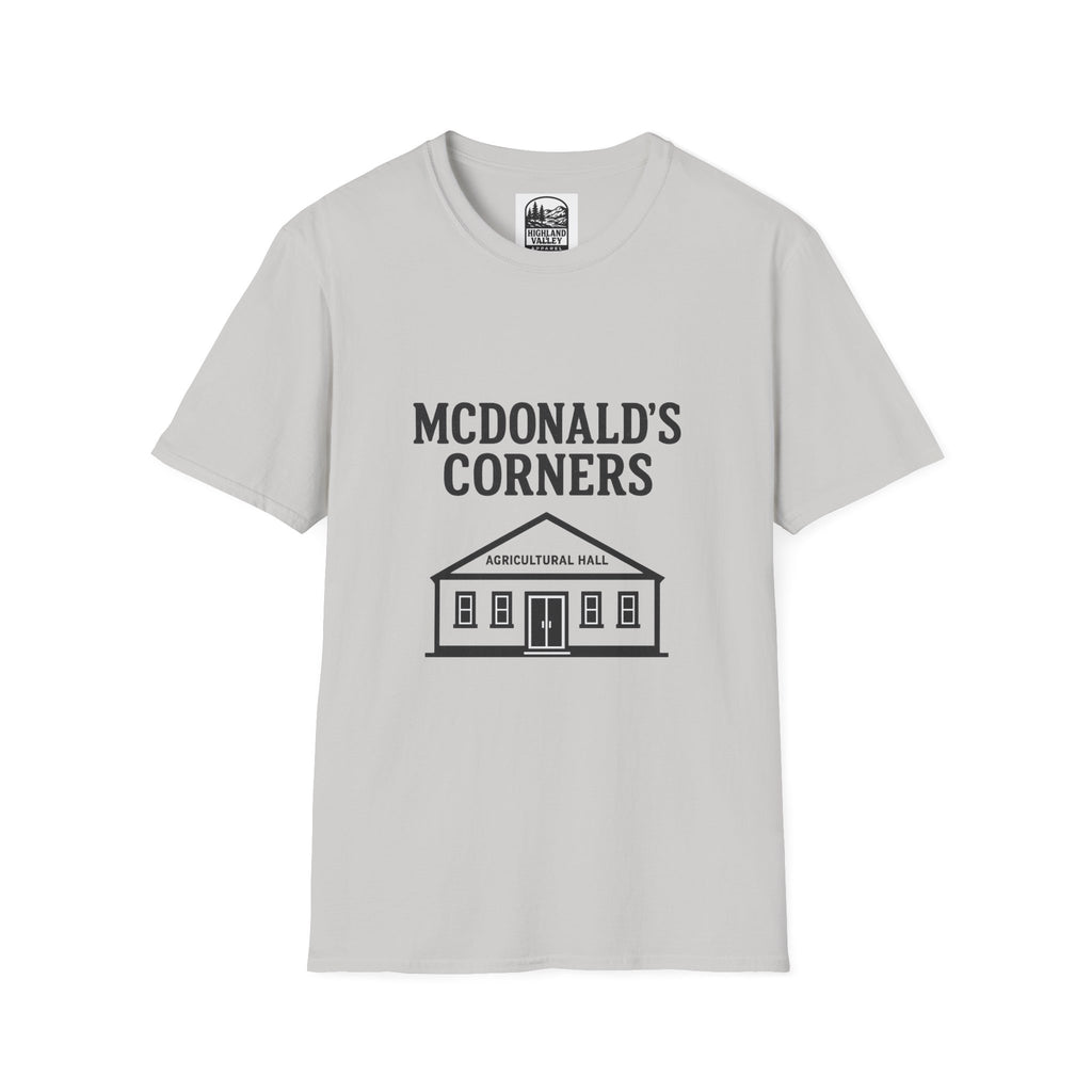 MCDONALD'S CORNERS AG HALL UNISEX T-SHIRT