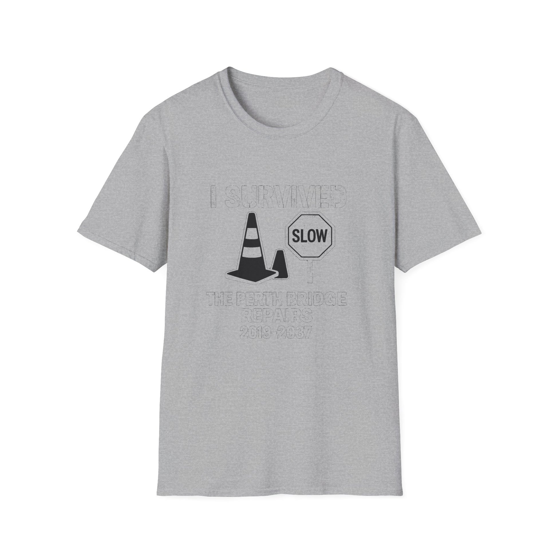 "I SURVIVED THE PERTH BRIDGE REPAIRS 2019-2037" T-SHIRT