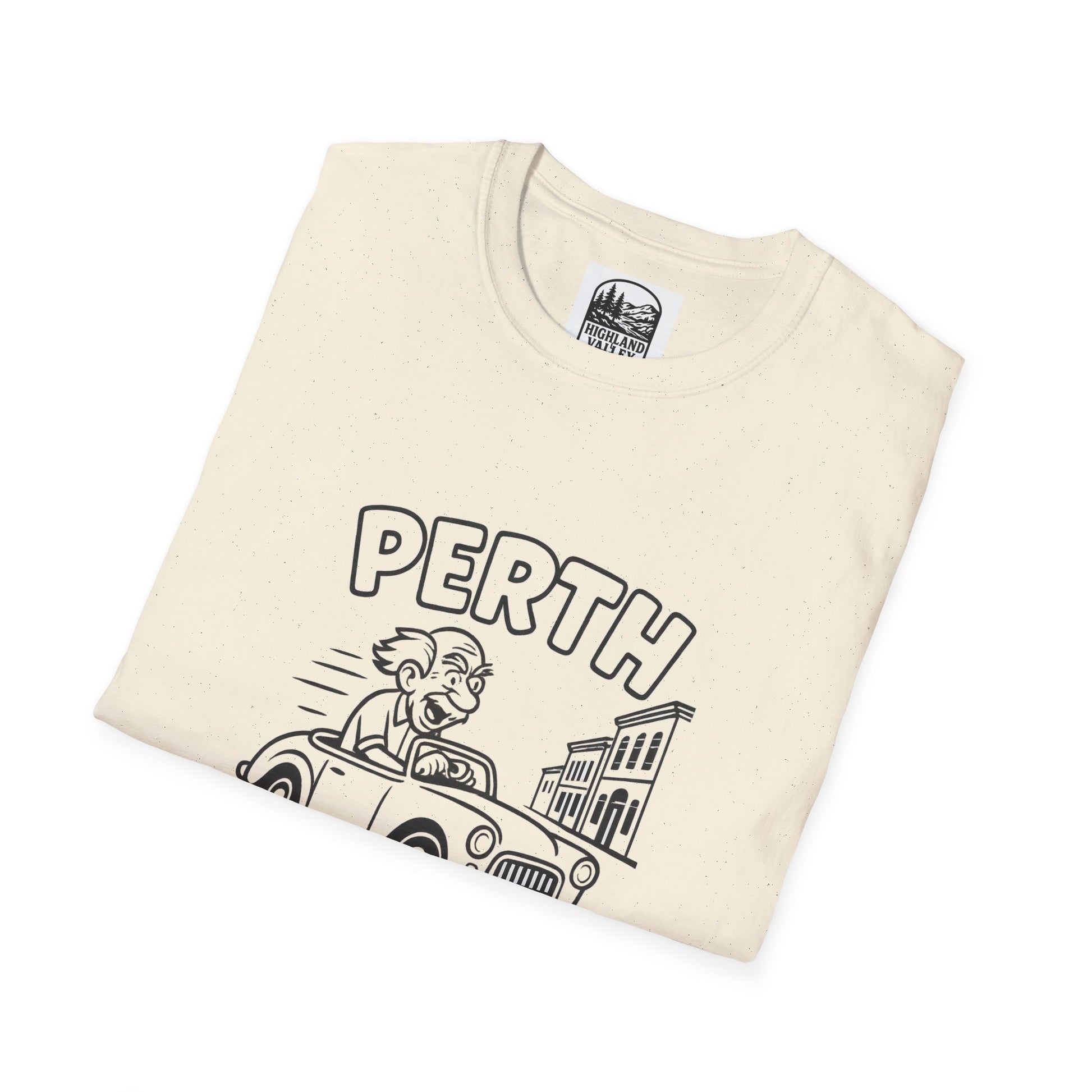 PERTH SENIORS DRIVE CRAZY UNISEX T-SHIRT