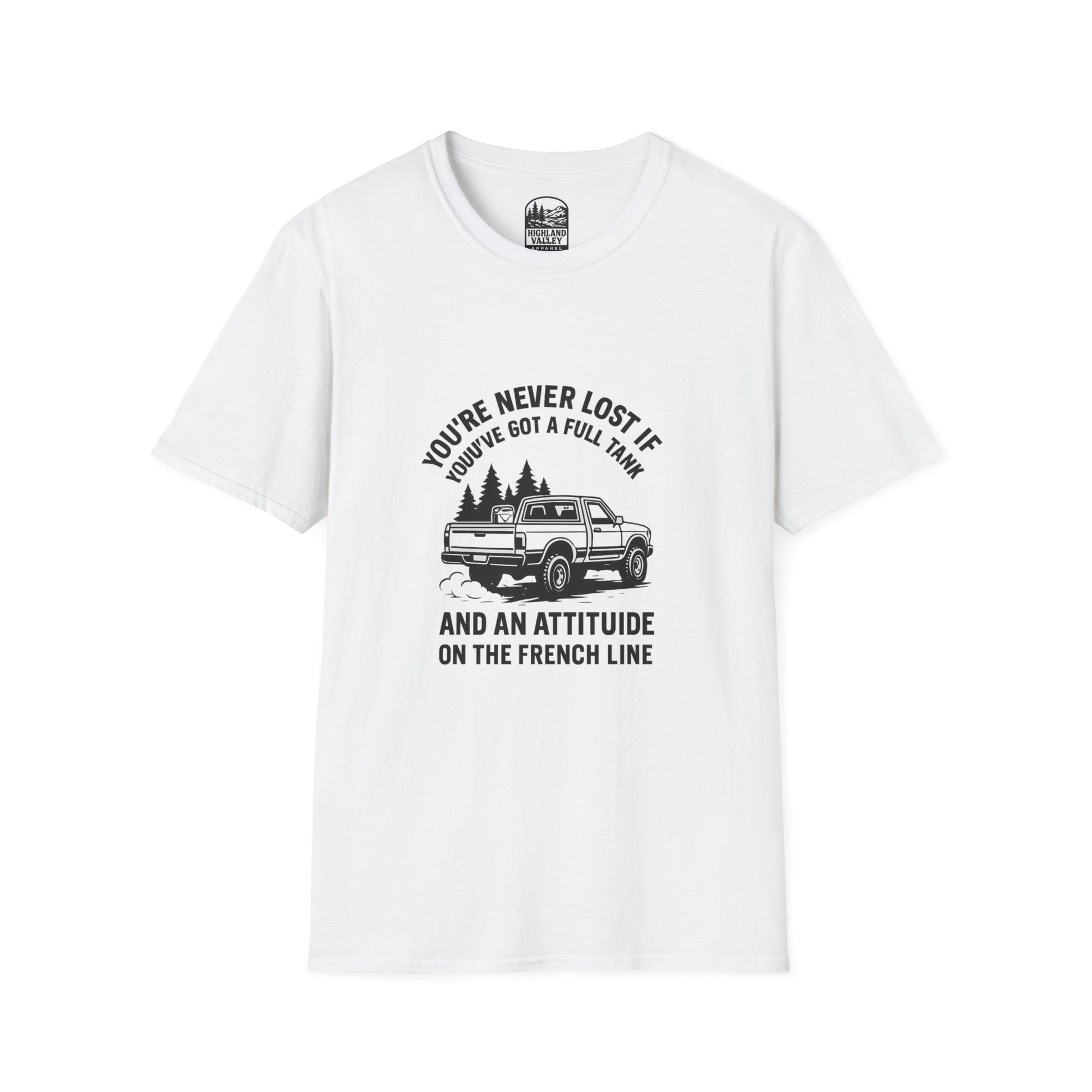 LOST WITH A FULL TANK OF GAS UNISEX T-SHIRT