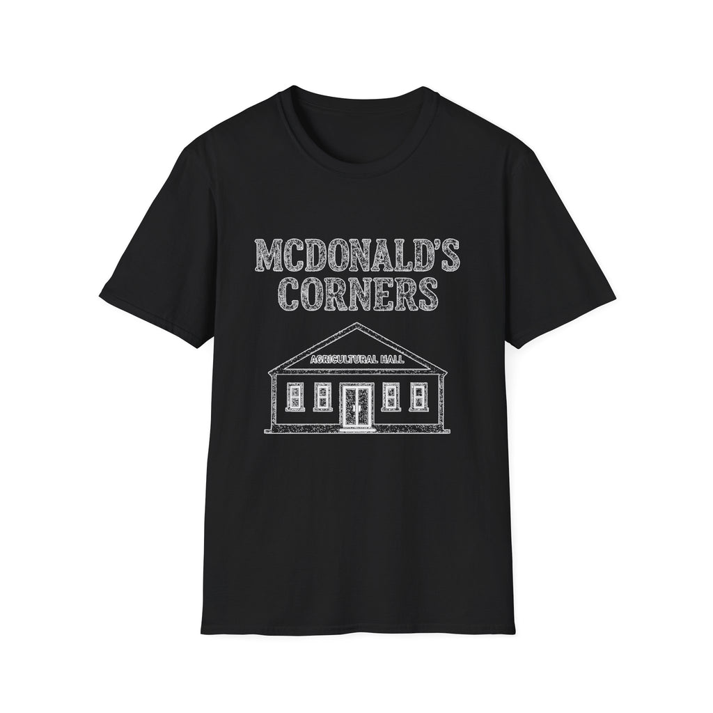 "MCDONALD'S CORNERS AGRICULTURAL HALL" T-SHIRT