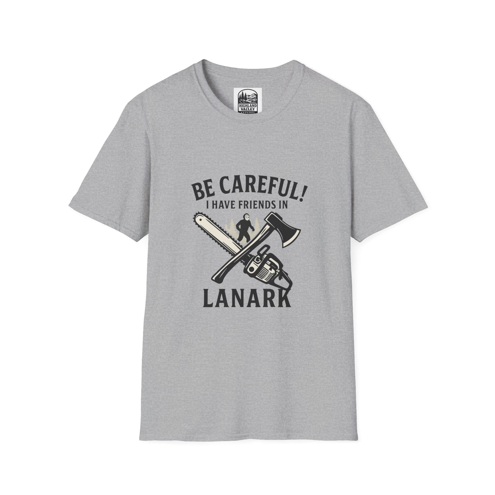 I KNOW PEOPLE FROM LANARK UNISEX T-SHIRT