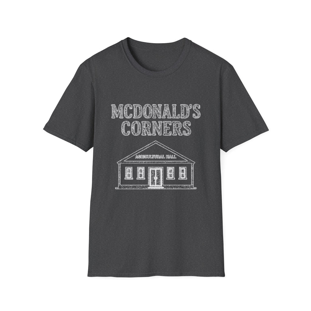 "MCDONALD'S CORNERS AGRICULTURAL HALL" T-SHIRT