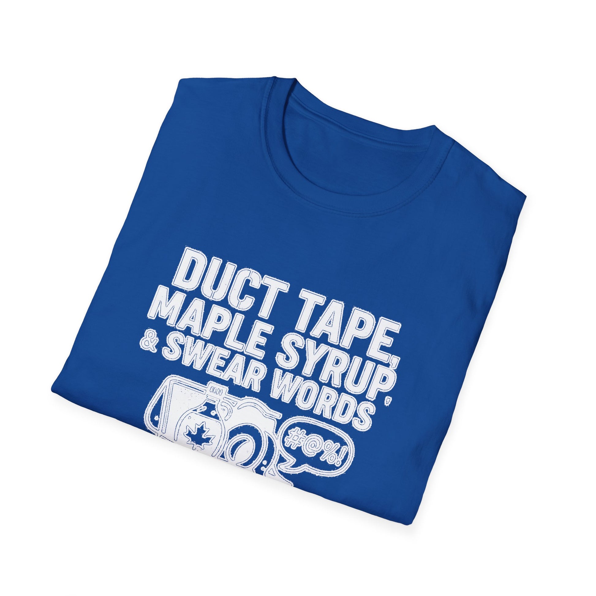 "DUCT TAPE, MAPLE SYRUP & SWEAR WORDS MY LANARK TOOLKIT" T-SHIRT