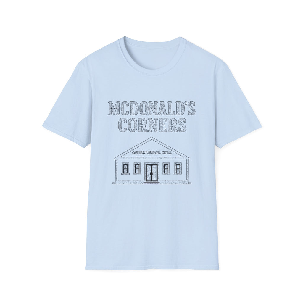 "MCDONALD'S CORNERS AGRICULTURAL HALL" T-SHIRT