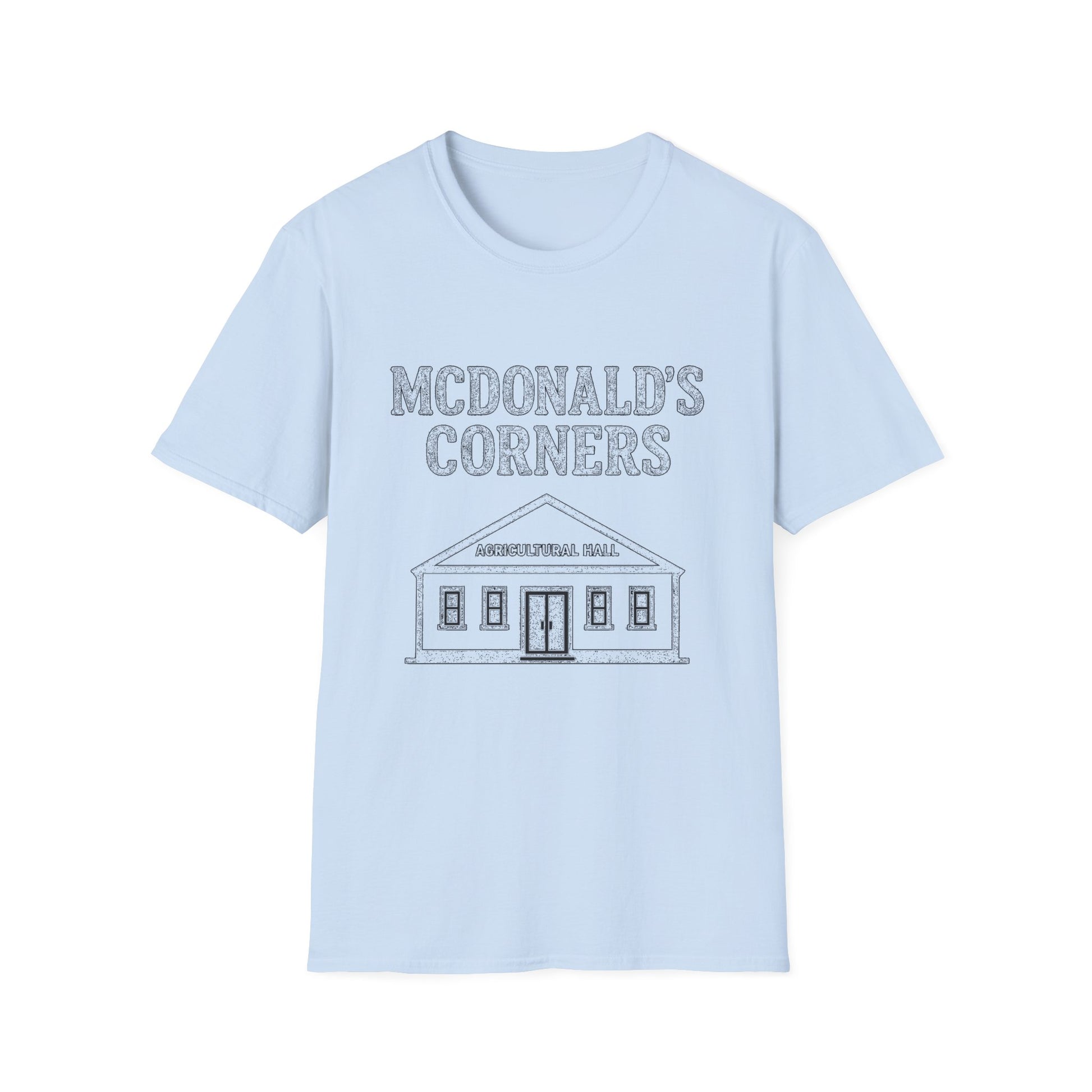 "MCDONALD'S CORNERS AGRICULTURAL HALL" T-SHIRT