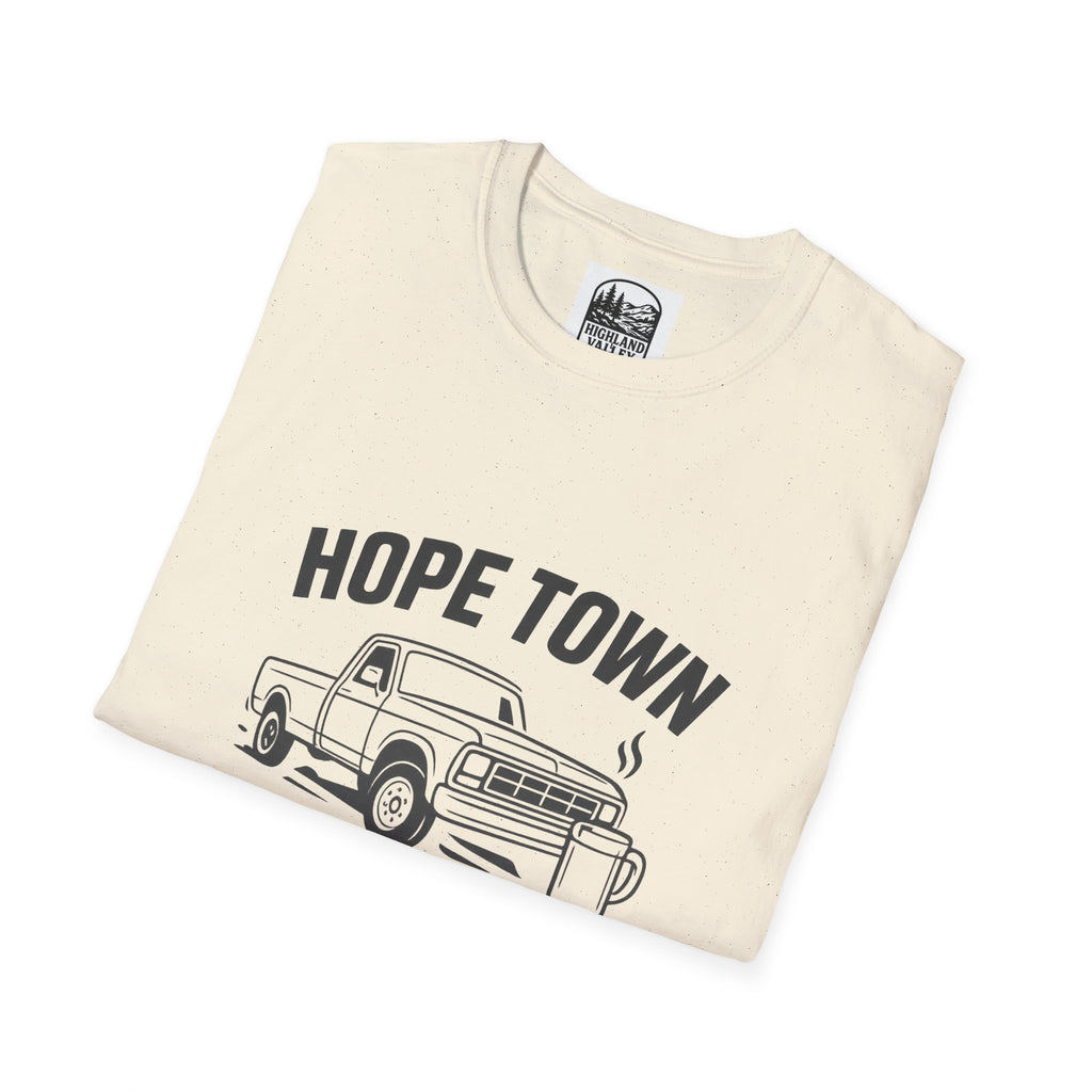 "LOUD COFFEE IN HOPETOWN" T-SHIRT