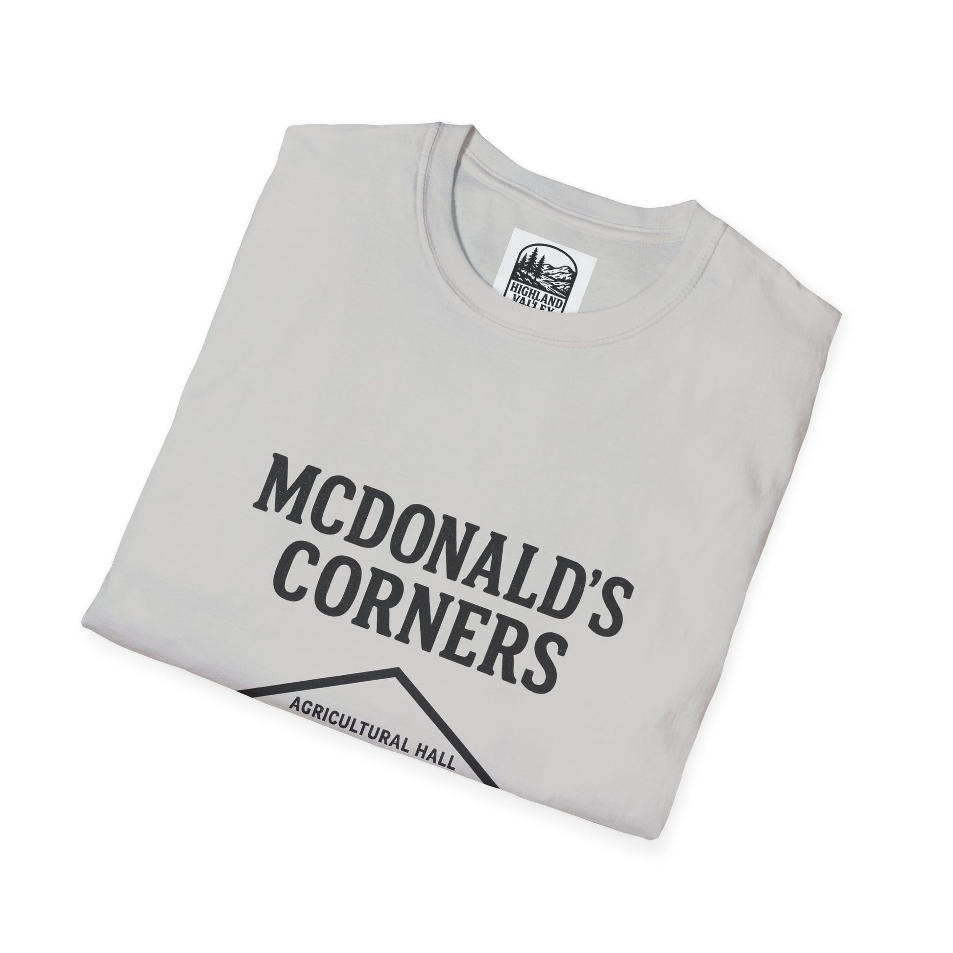 MCDONALD'S CORNERS AG HALL UNISEX T-SHIRT