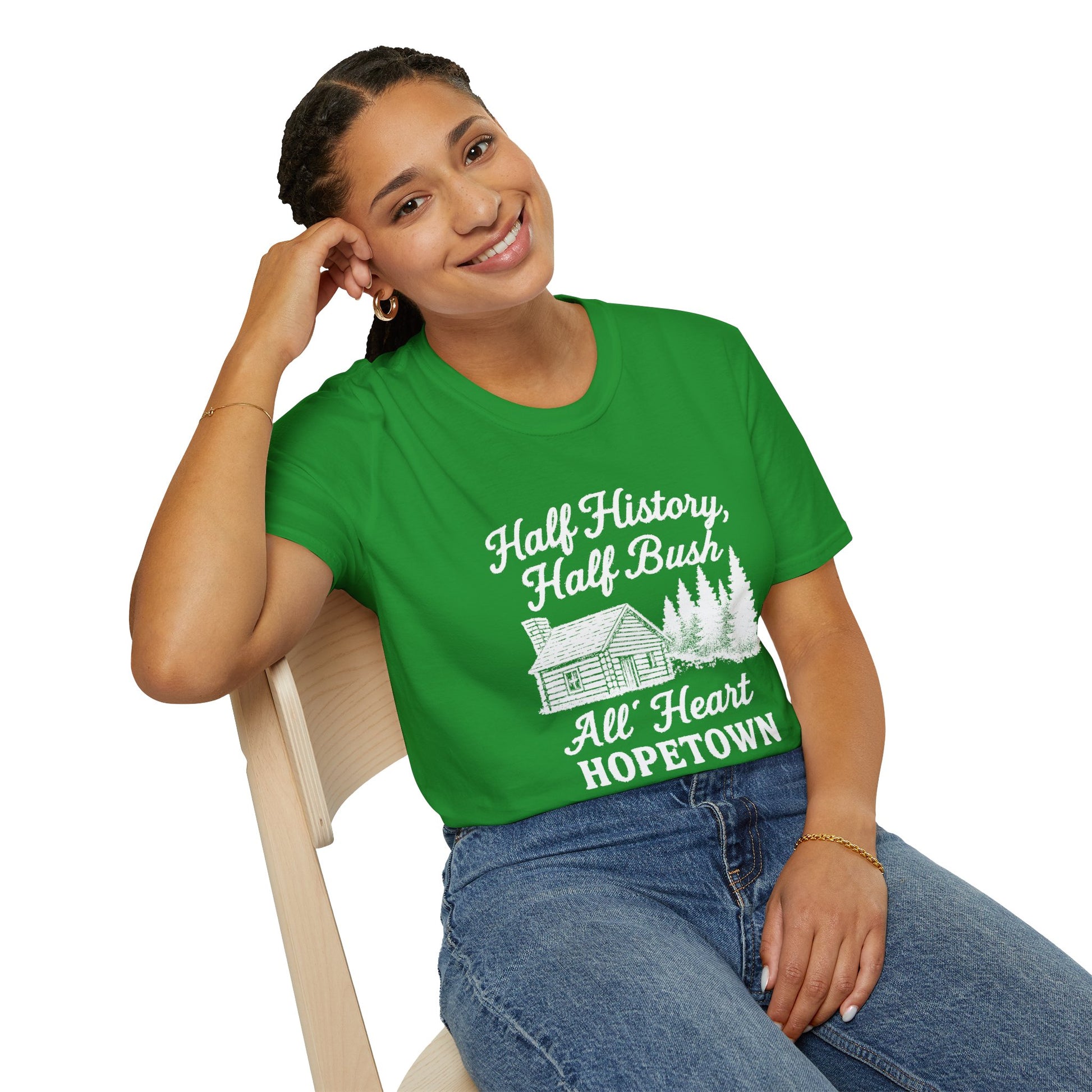 "HALF HISTORY, HALF BUSH, ALL HEART HOPETOWN" T-SHIRT
