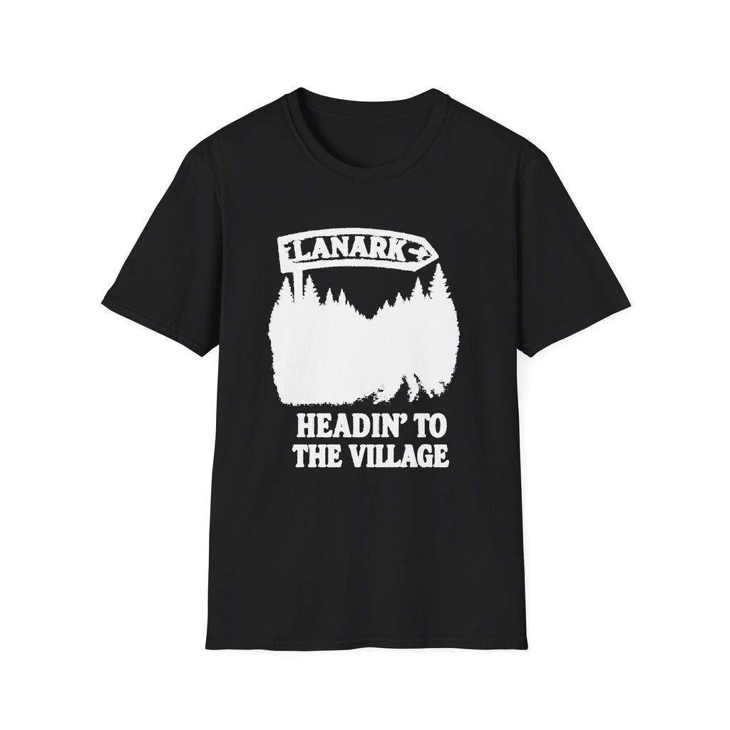 "LANARK 'HEADIN" TO THE VILLAGE" T-SHIRT