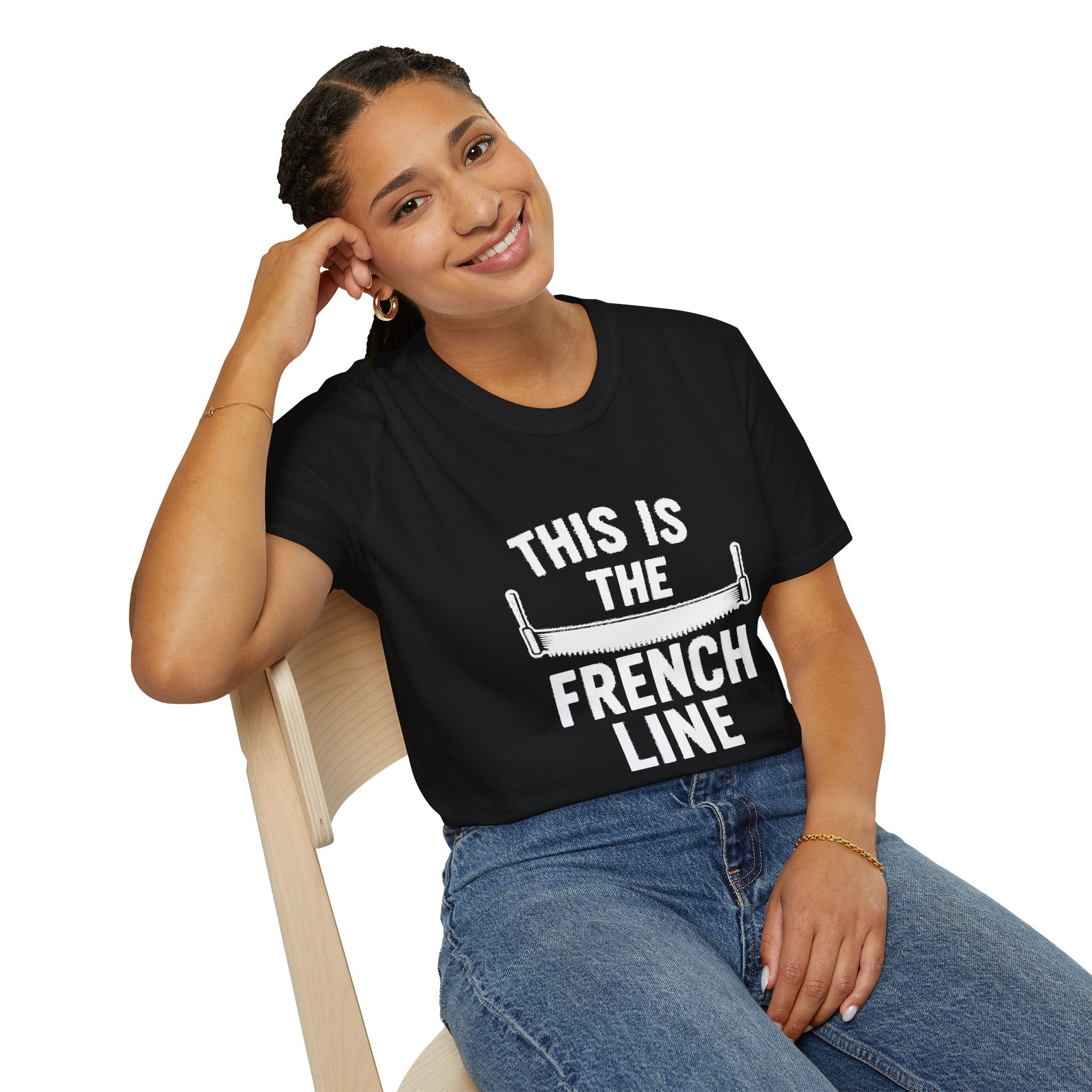 "THIS IS THE FRENCH LINE" T-SHIRT