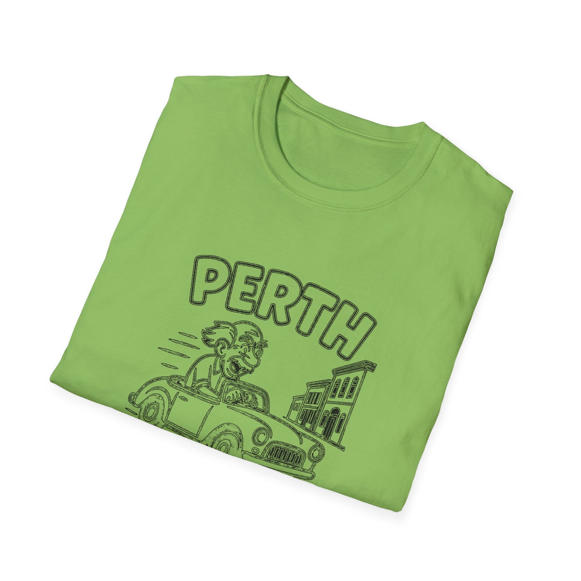 "PERTH SENIORS DRIVE CRAZIER THAN YOU THINK" T-SHIRT