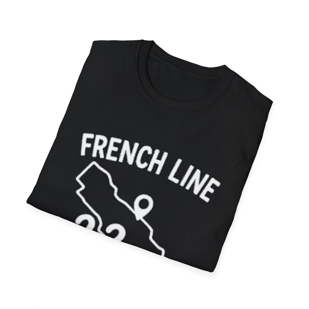 "FRENCH LINE MAP IF YOU KNOW, YOU KNOW" T-SHIRT