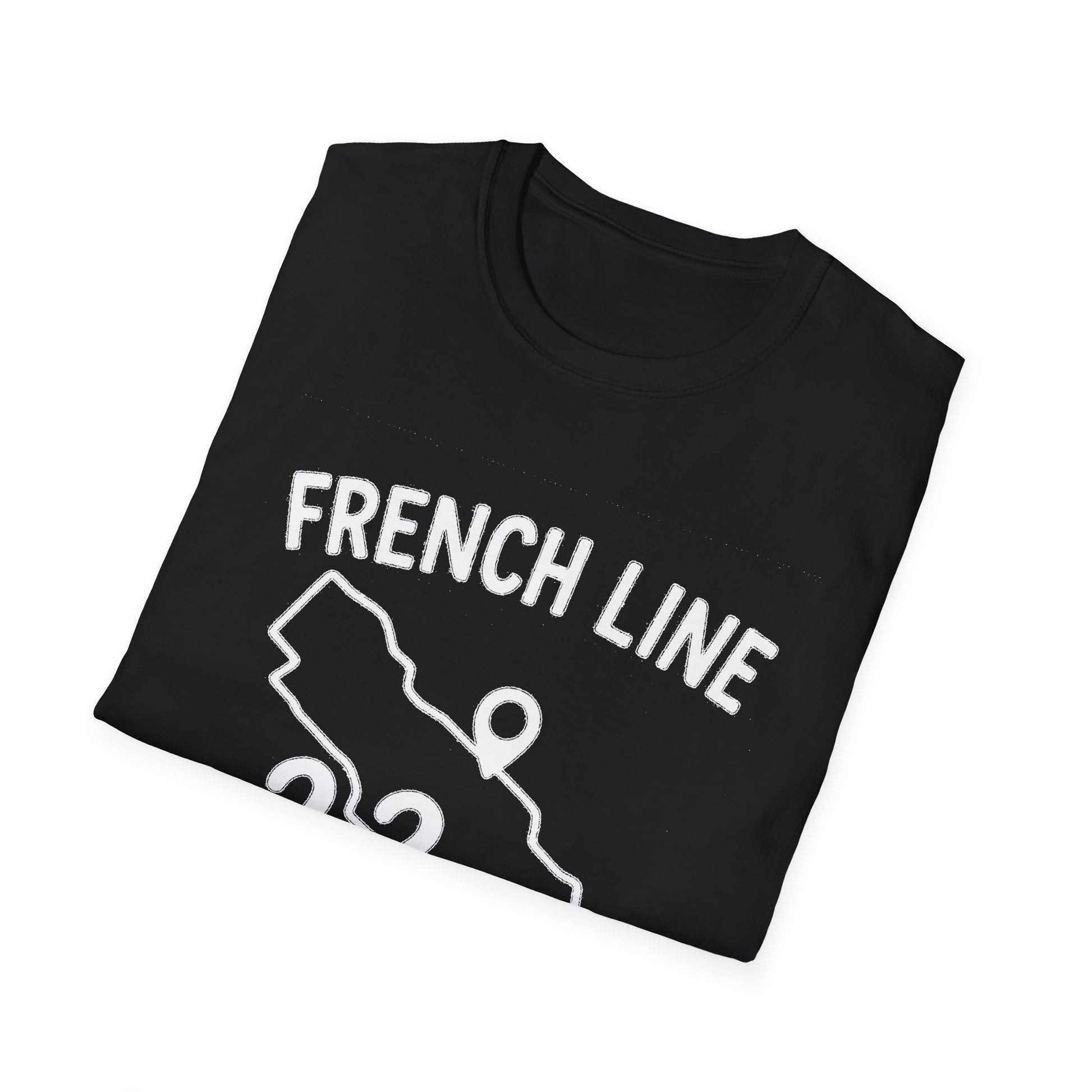 "FRENCH LINE MAP IF YOU KNOW, YOU KNOW" T-SHIRT