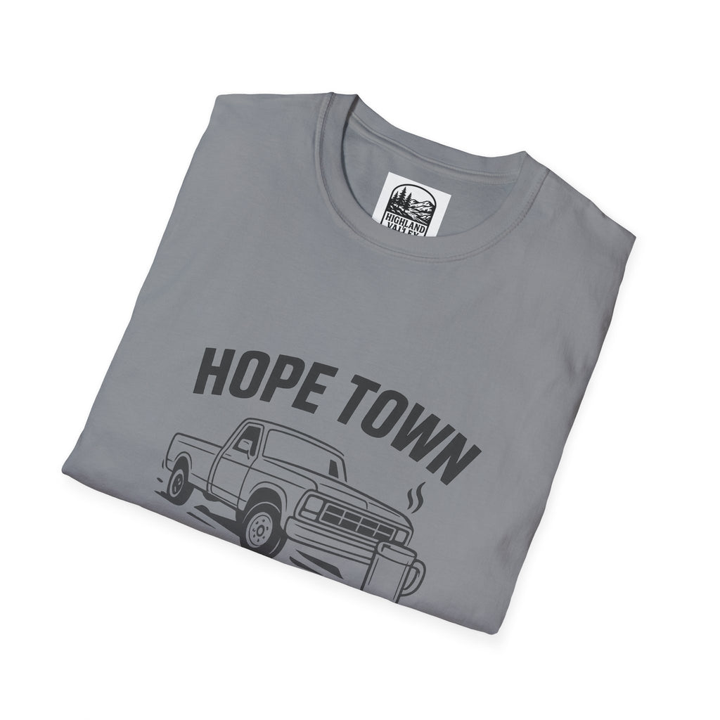 "LOUD COFFEE IN HOPETOWN" T-SHIRT