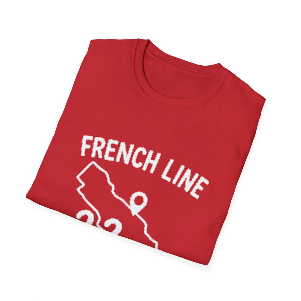 "FRENCH LINE MAP IF YOU KNOW, YOU KNOW" T-SHIRT