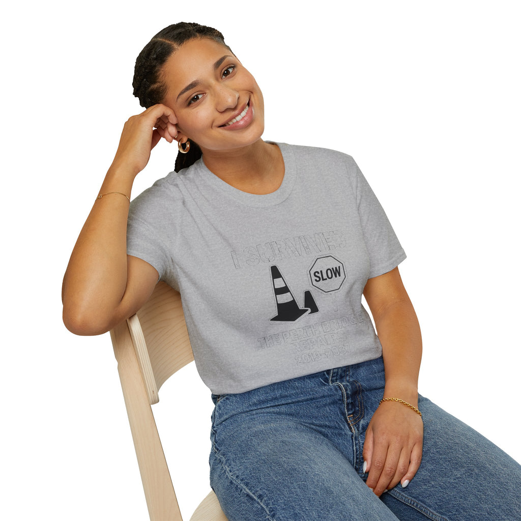 "I SURVIVED THE PERTH BRIDGE REPAIRS 2019-2037" T-SHIRT