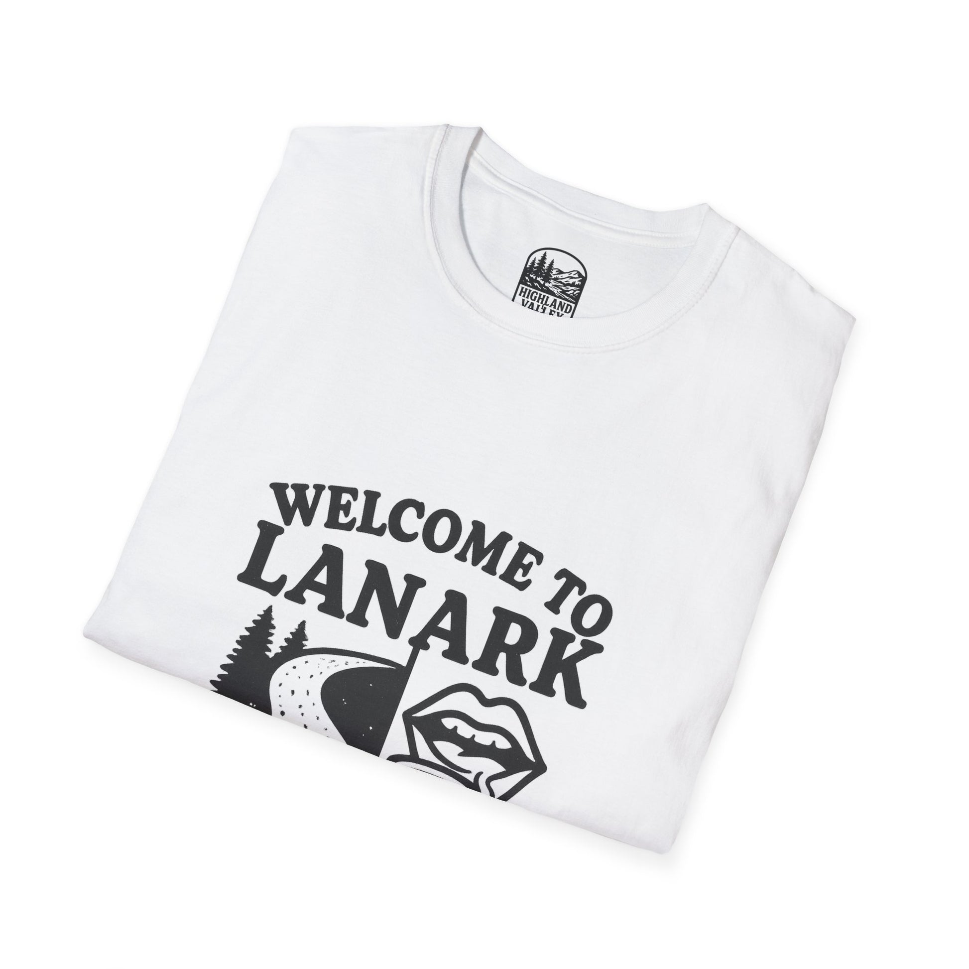 LANARK HALF GRAVEL, HALF GOSSIP UNISEX T-SHIRT