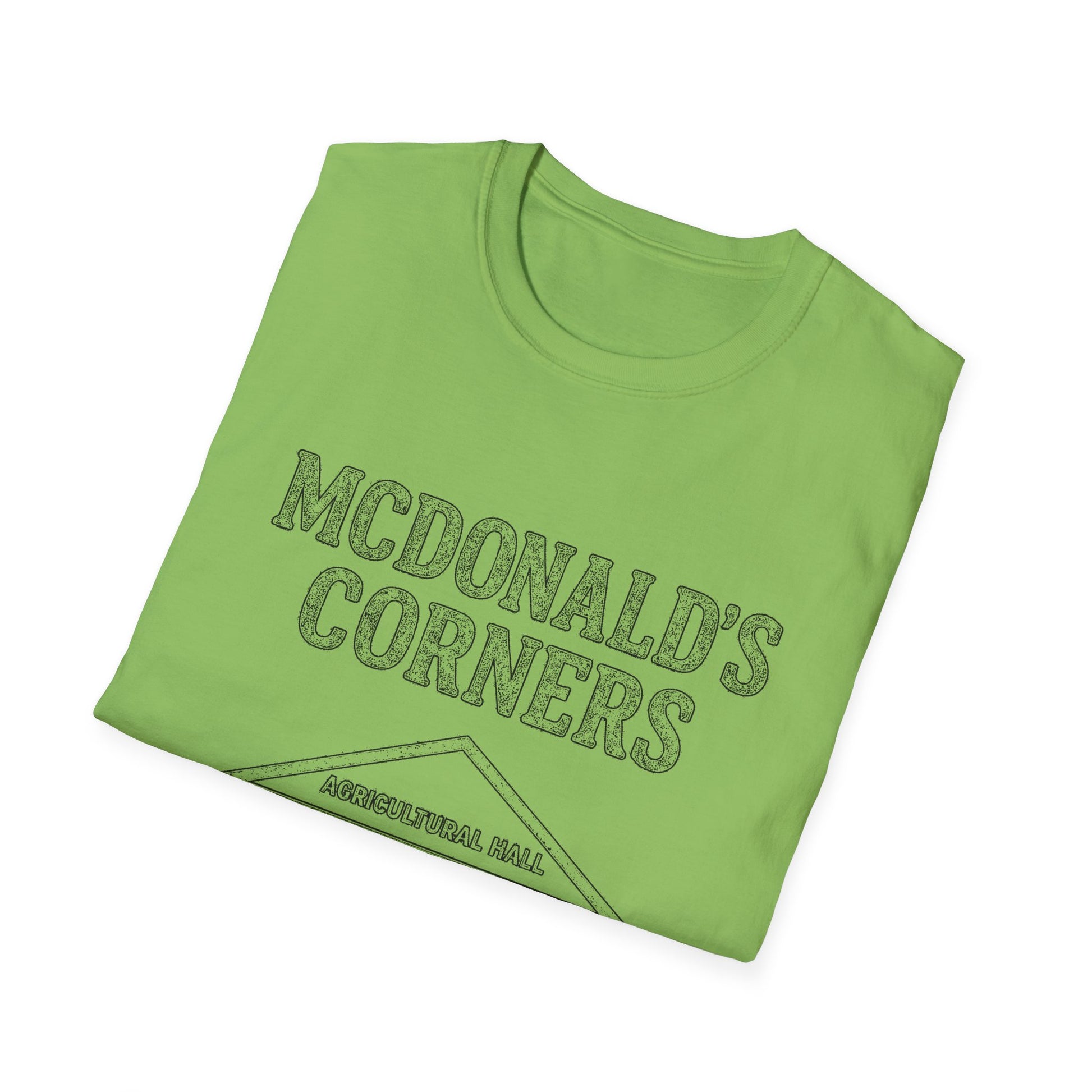 "MCDONALD'S CORNERS AGRICULTURAL HALL" T-SHIRT