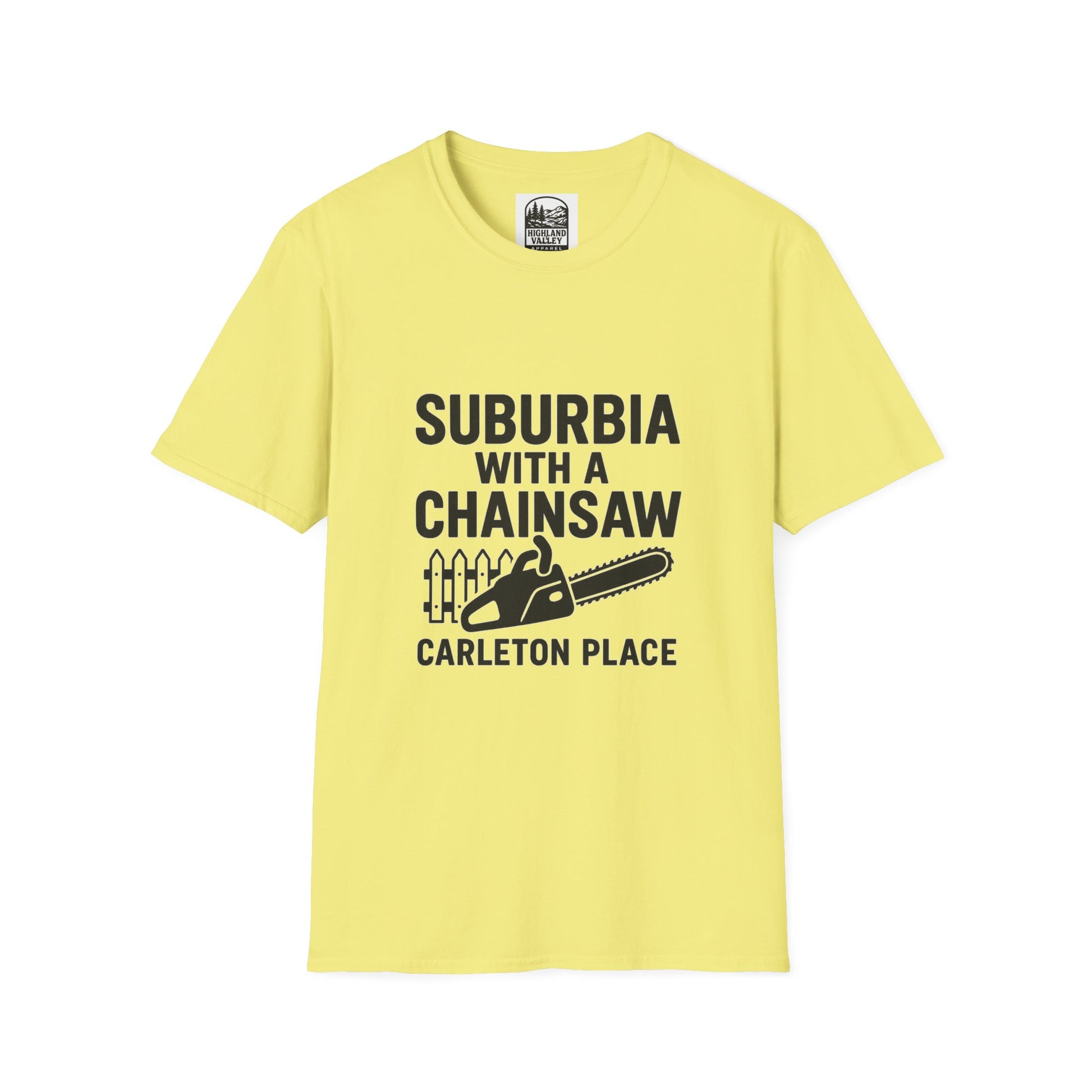 SUBURBIA WITH A CHAINSAW CP UNISEX T-SHIRT