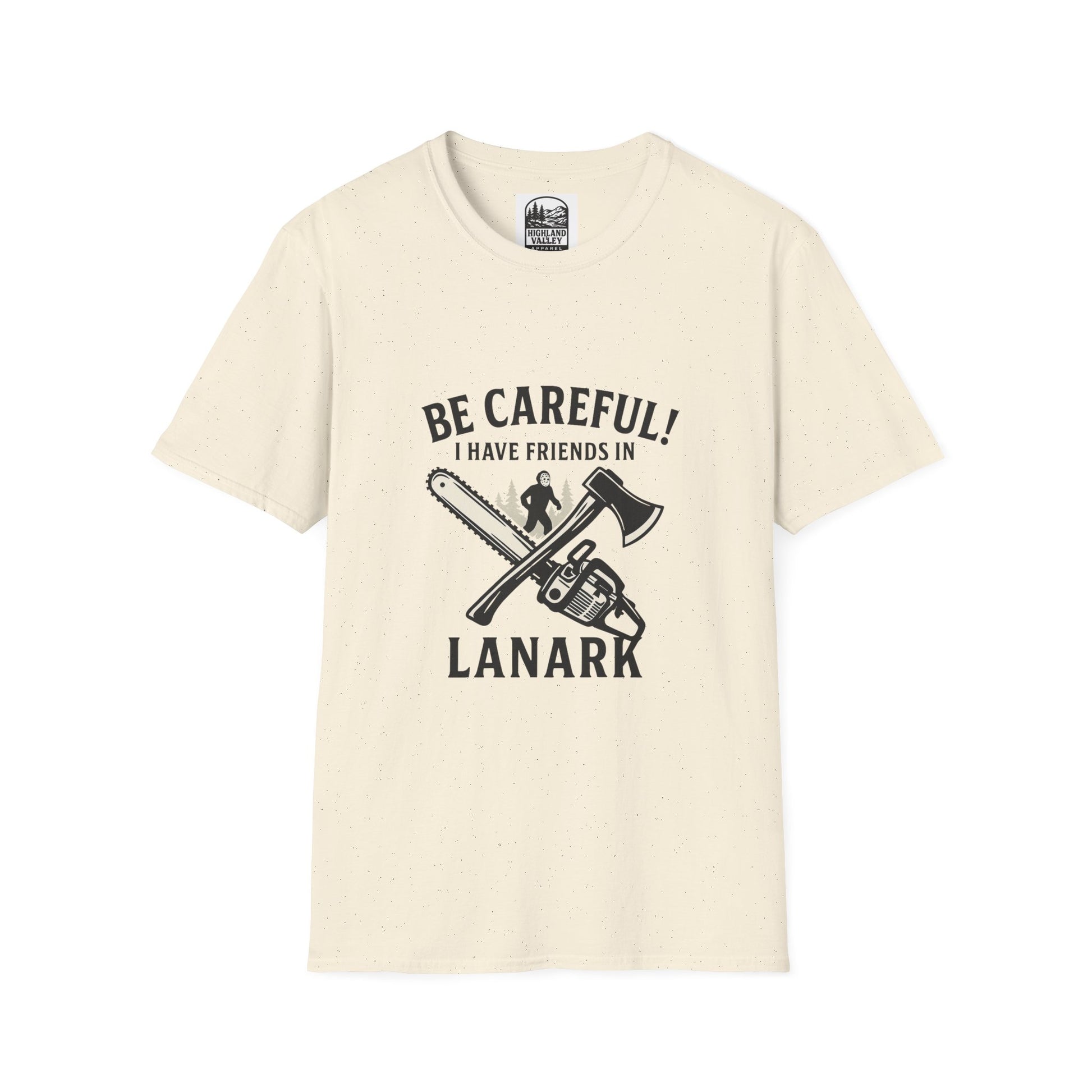 I KNOW PEOPLE FROM LANARK UNISEX T-SHIRT