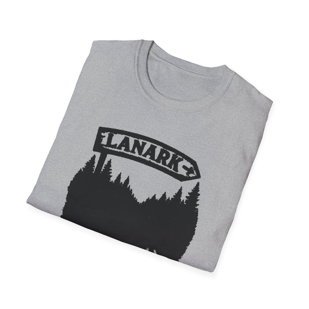 "LANARK 'HEADIN" TO THE VILLAGE" T-SHIRT