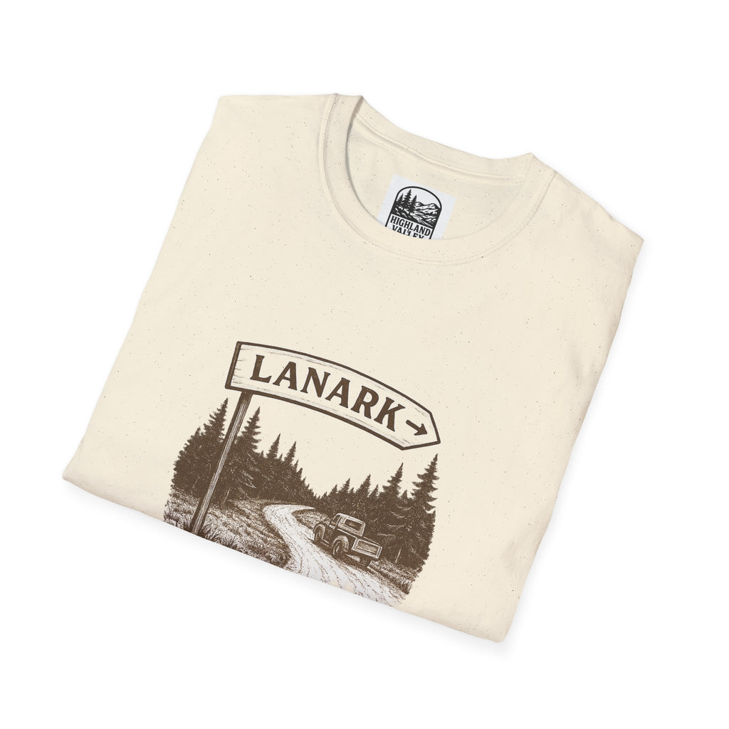 LANARK HEADING TO THE VILLAGE UNISEX T-SHIRT