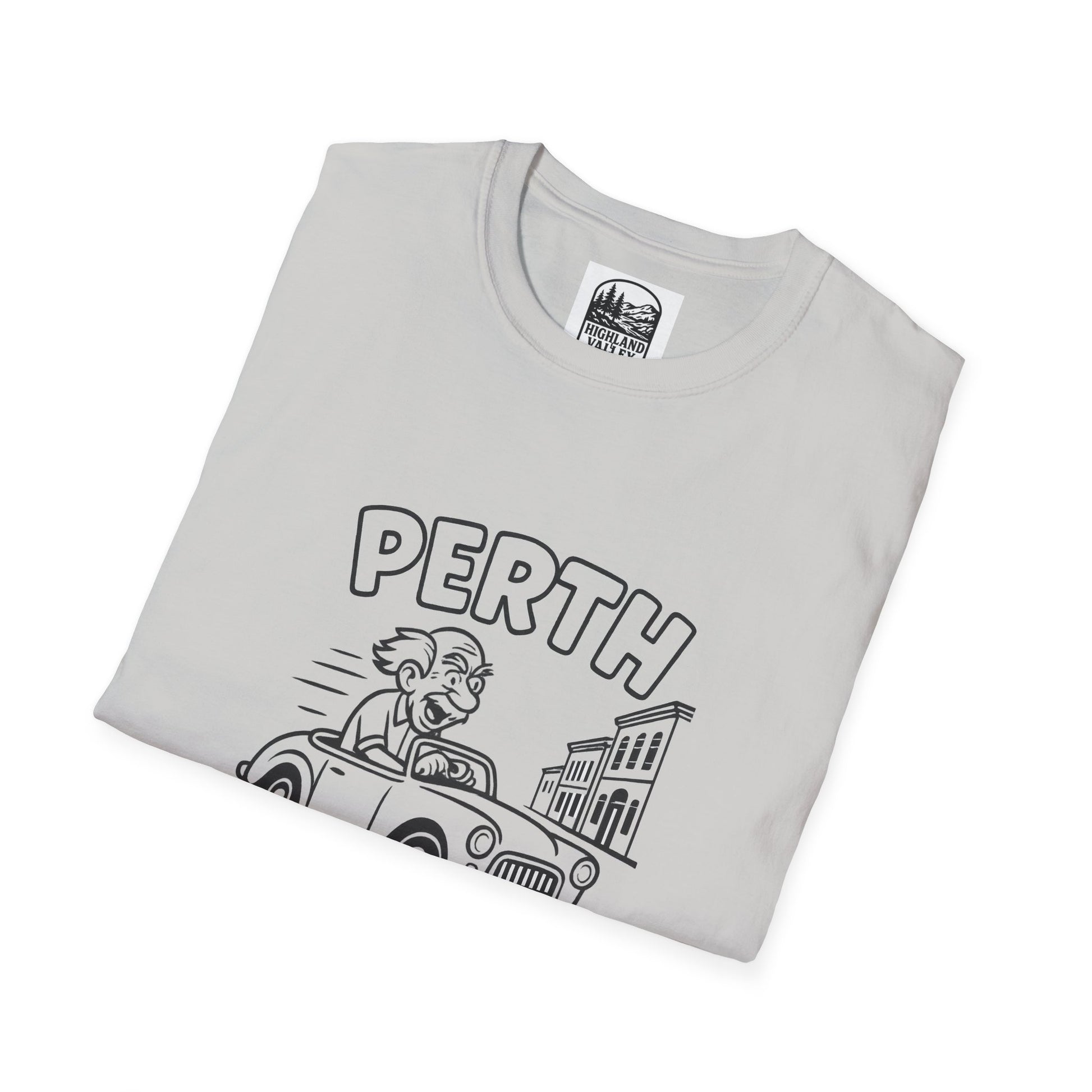 PERTH SENIORS DRIVE CRAZY UNISEX T-SHIRT