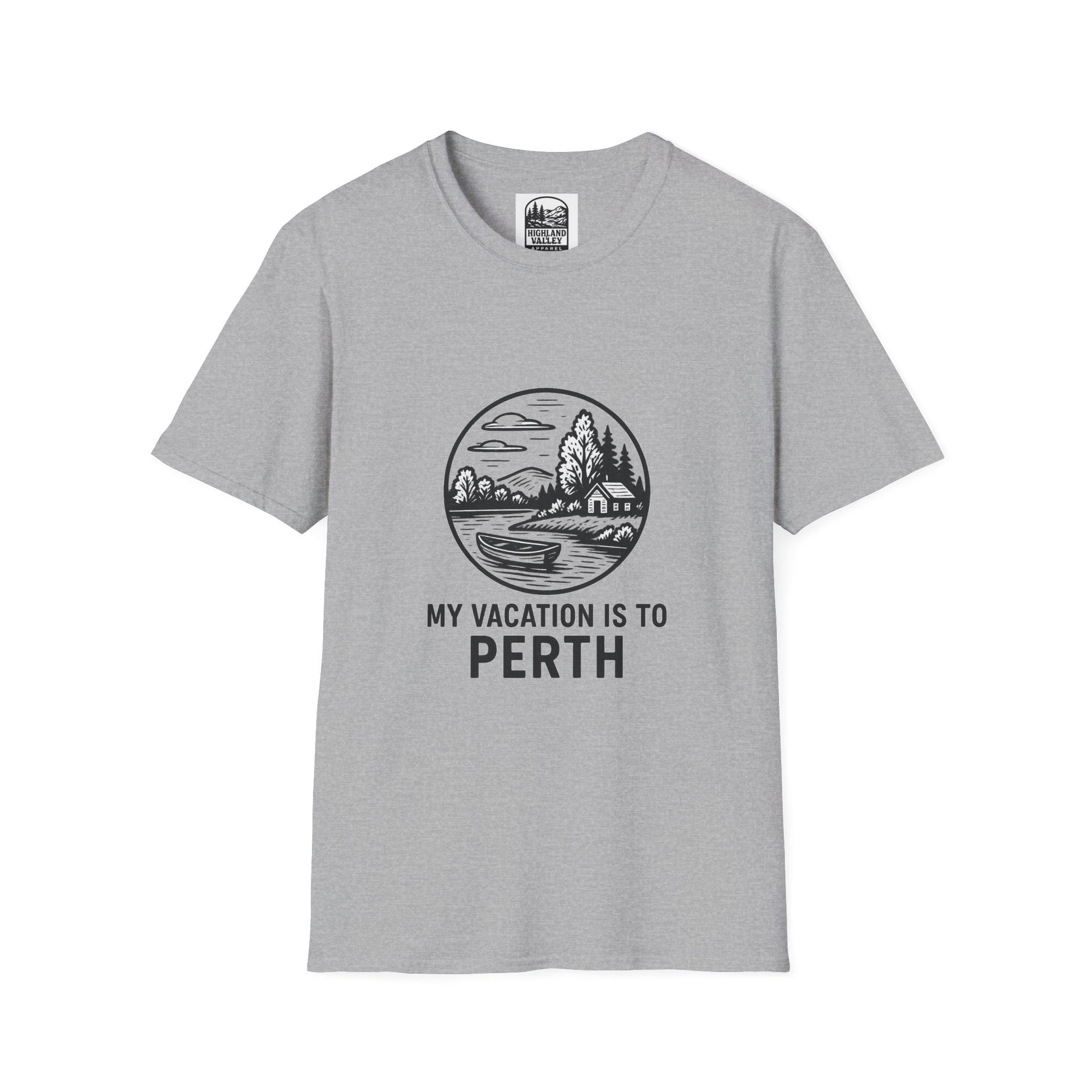 MY VACATION IS TO PERTH UNISEX T-SHIRT
