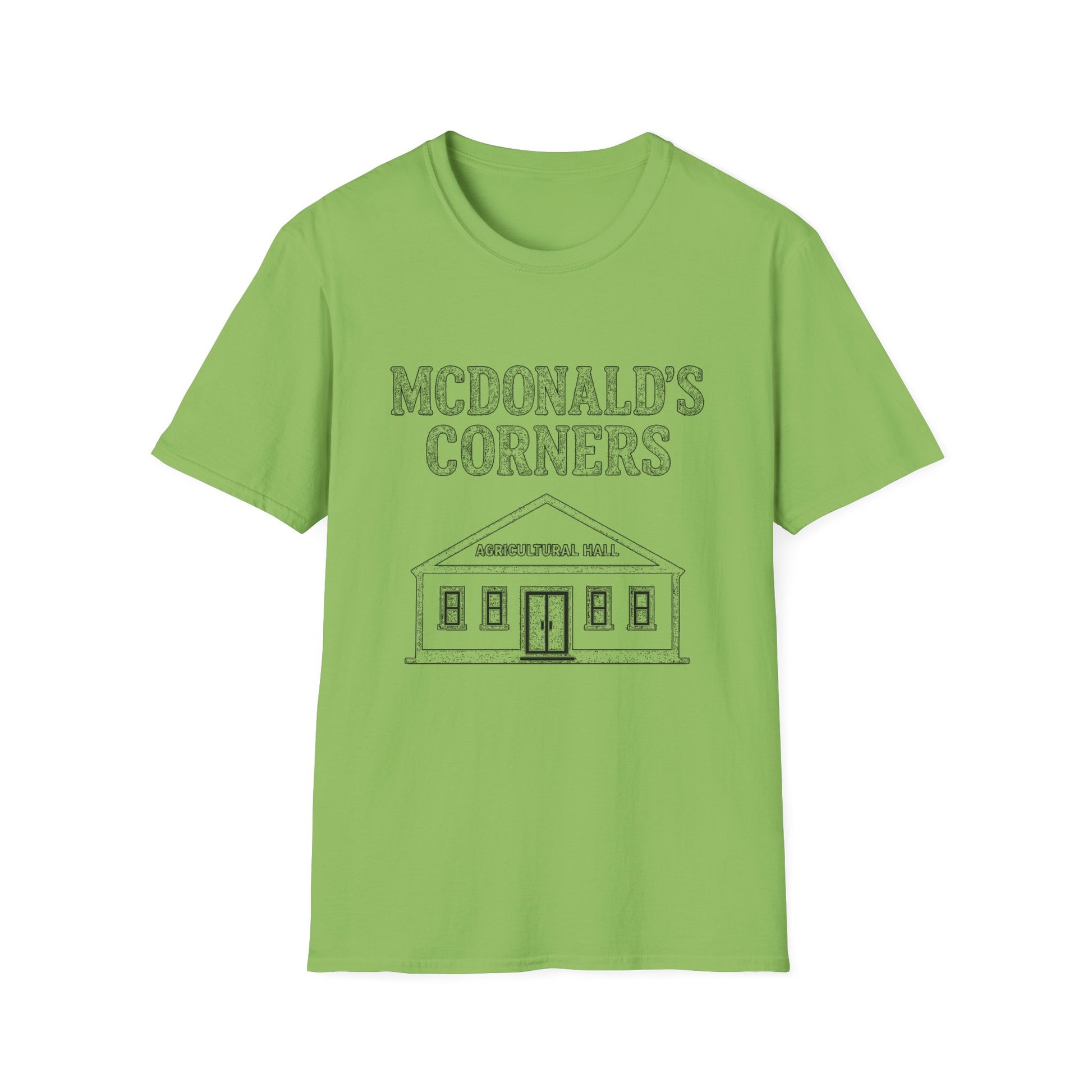 "MCDONALD'S CORNERS AGRICULTURAL HALL" T-SHIRT