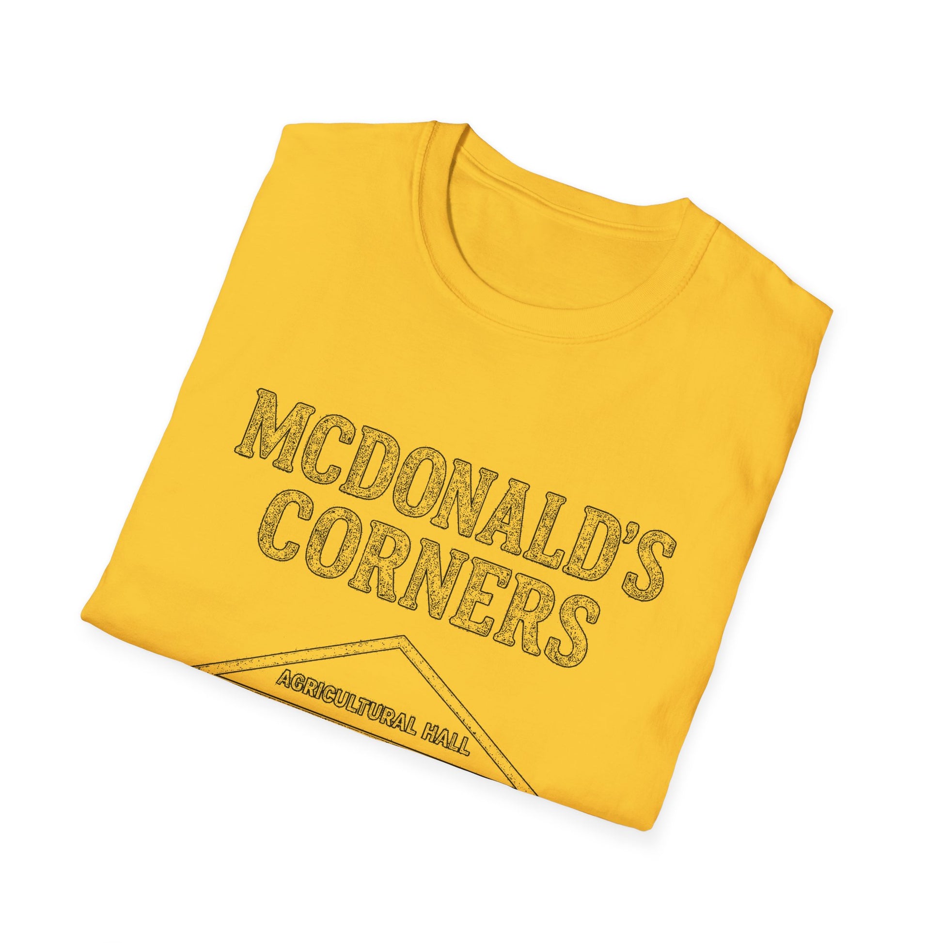 "MCDONALD'S CORNERS AGRICULTURAL HALL" T-SHIRT