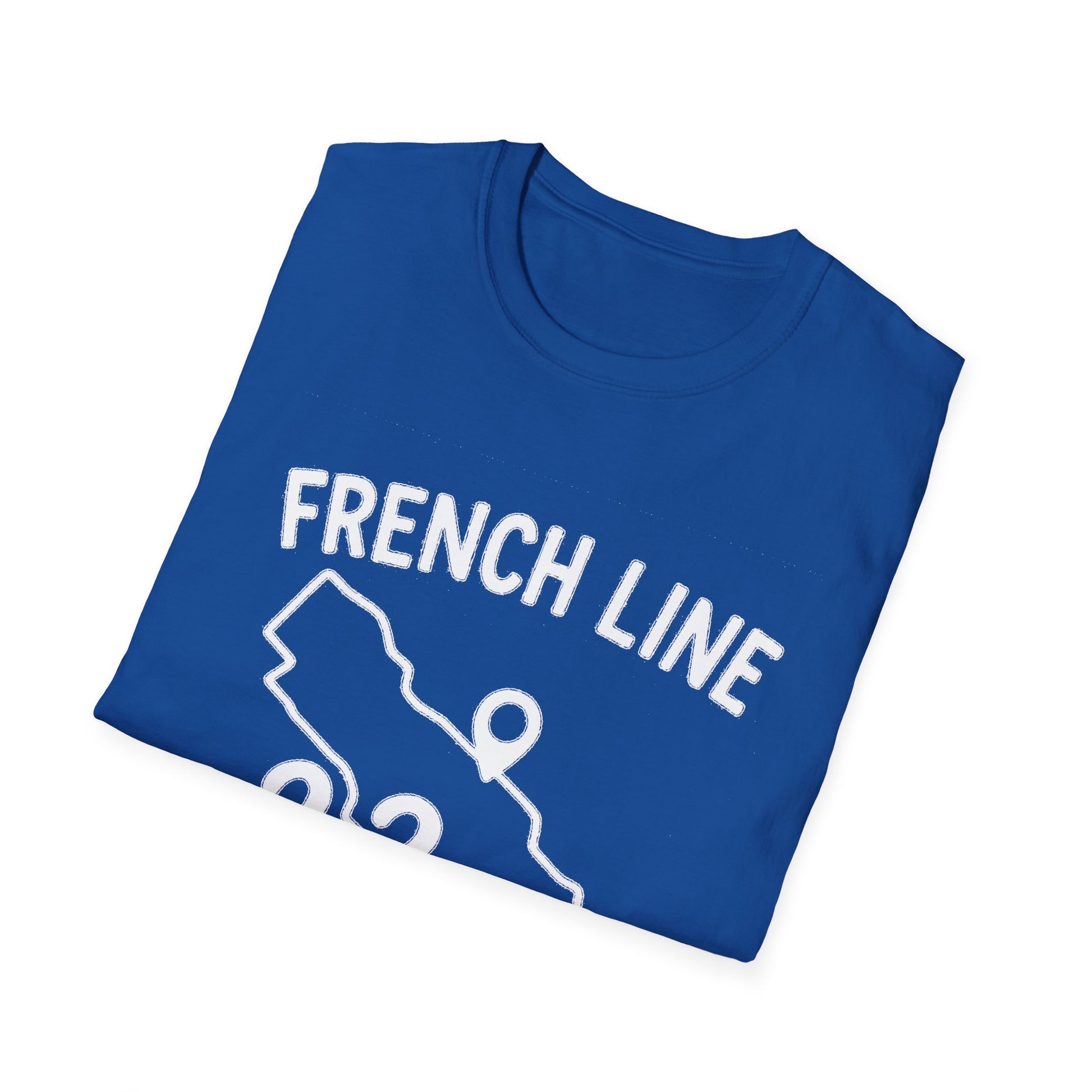 "FRENCH LINE MAP IF YOU KNOW, YOU KNOW" T-SHIRT