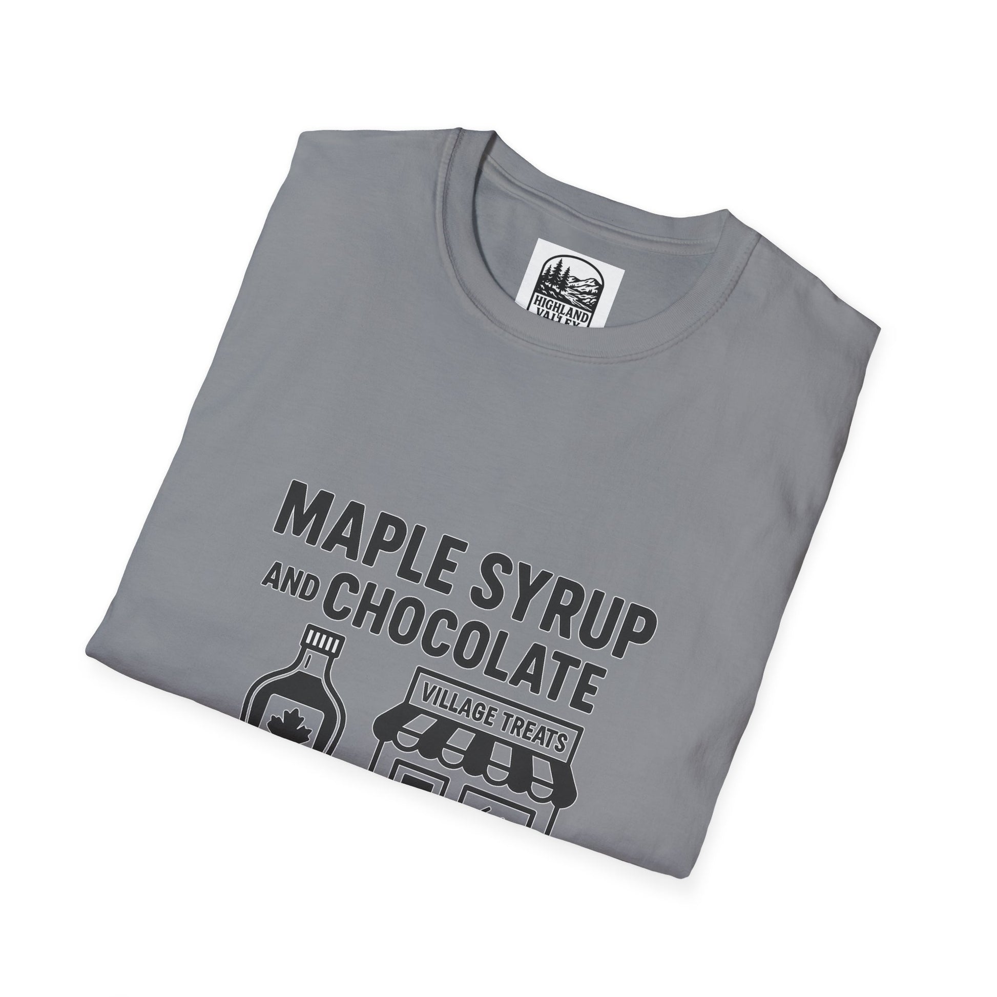 MAPLE SYRUP AND CHOCOLATE THE LANARK DIET UNISEX T-SHIRT