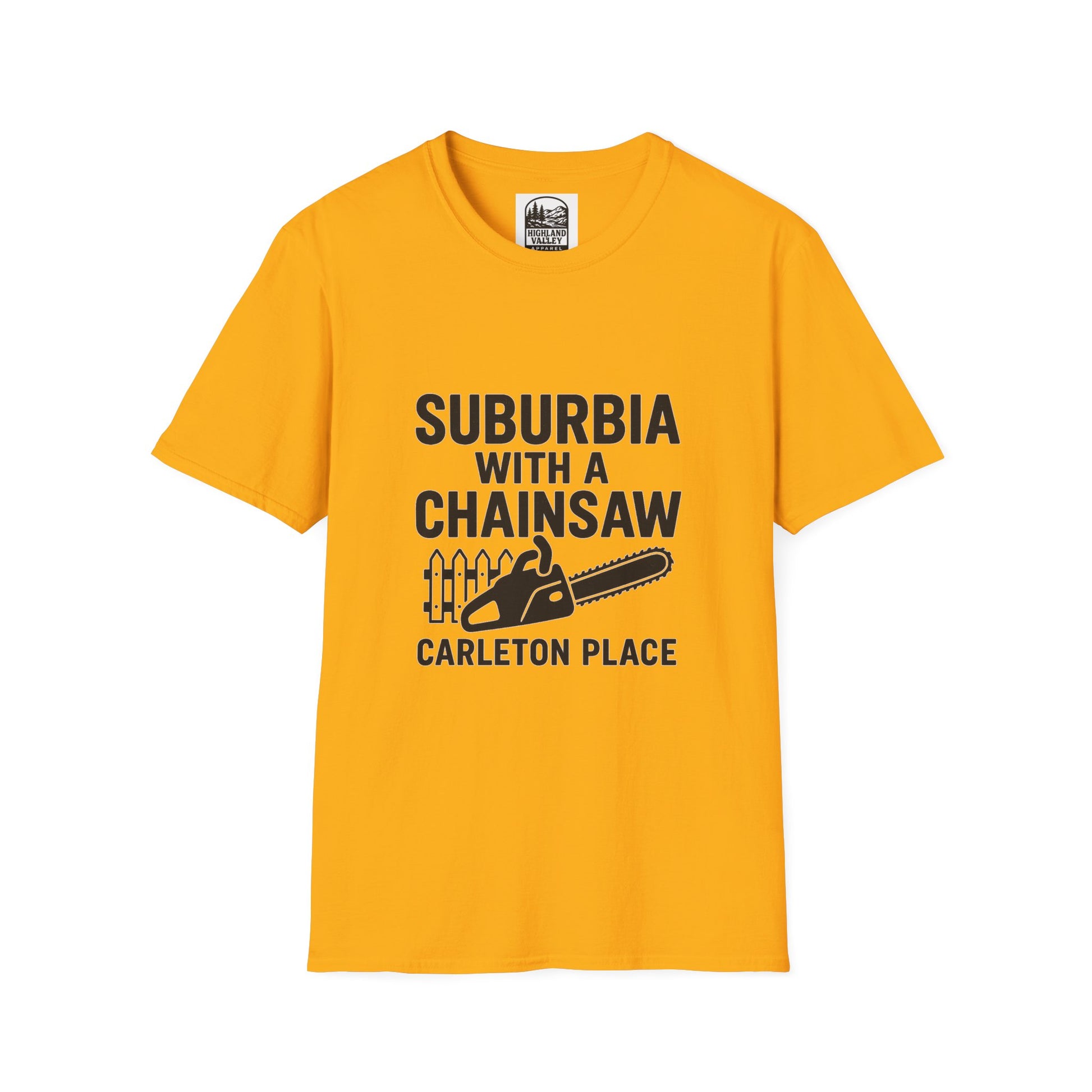 SUBURBIA WITH A CHAINSAW CP UNISEX T-SHIRT