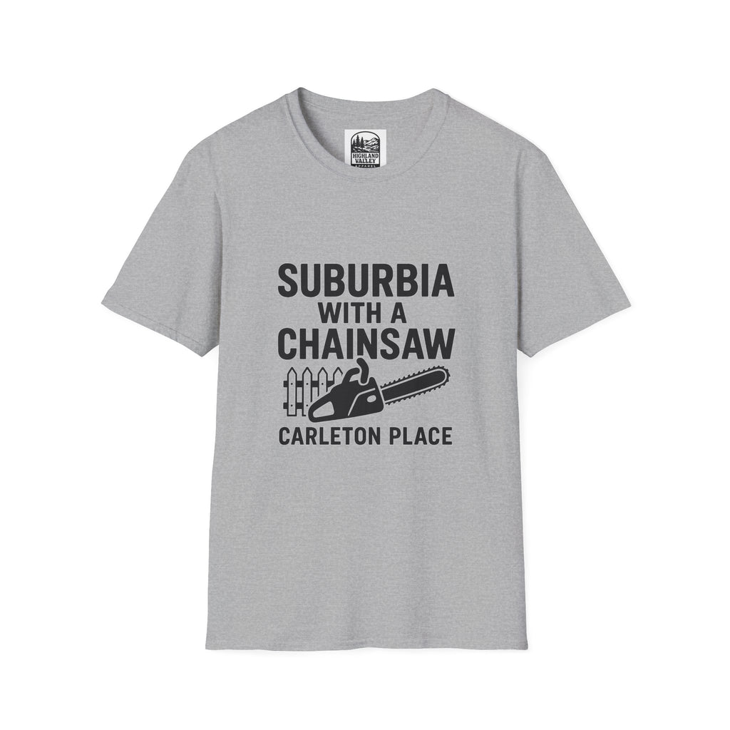SUBURBIA WITH A CHAINSAW CP UNISEX T-SHIRT