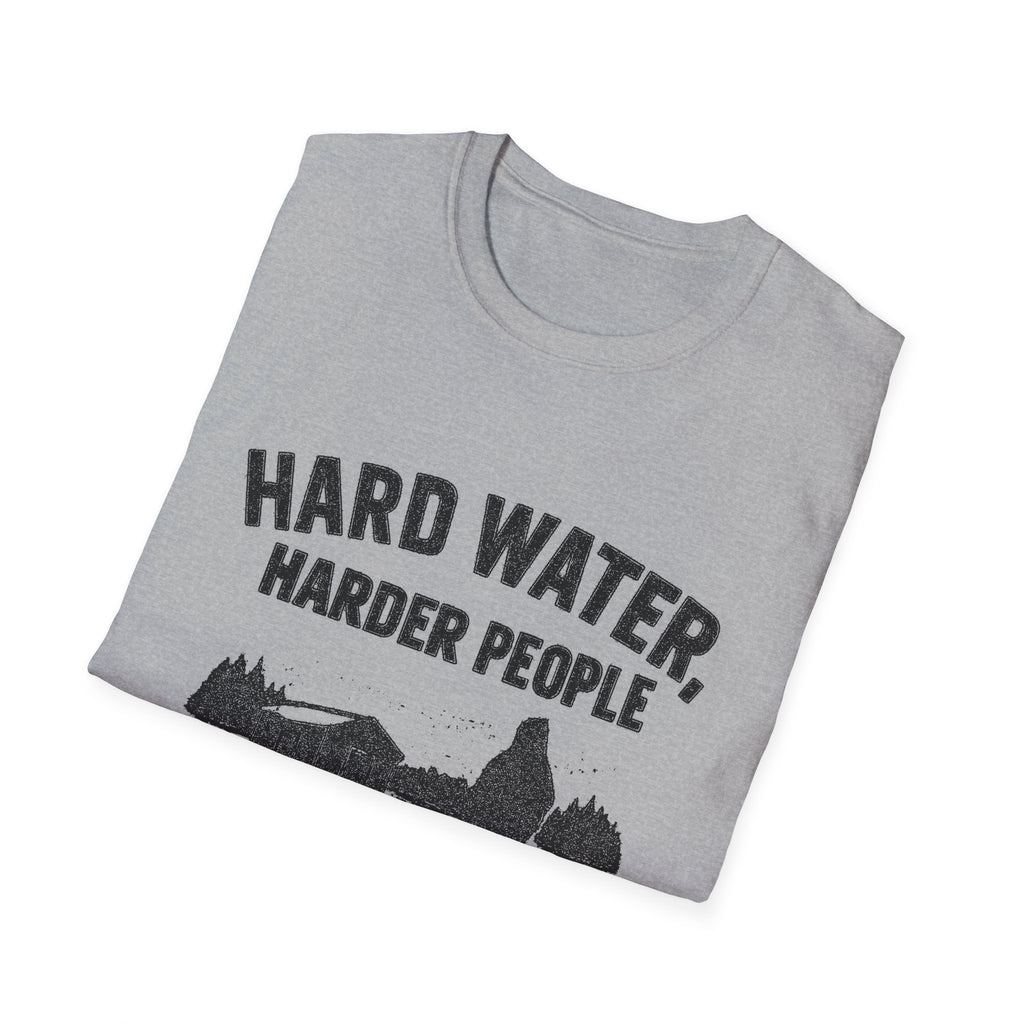 "HARD WATER HARDER PEOPLE LANARK" T-SHIRT