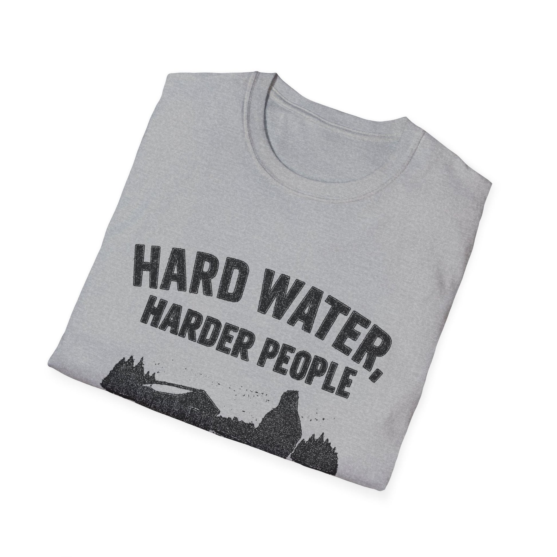 "HARD WATER HARDER PEOPLE LANARK" T-SHIRT