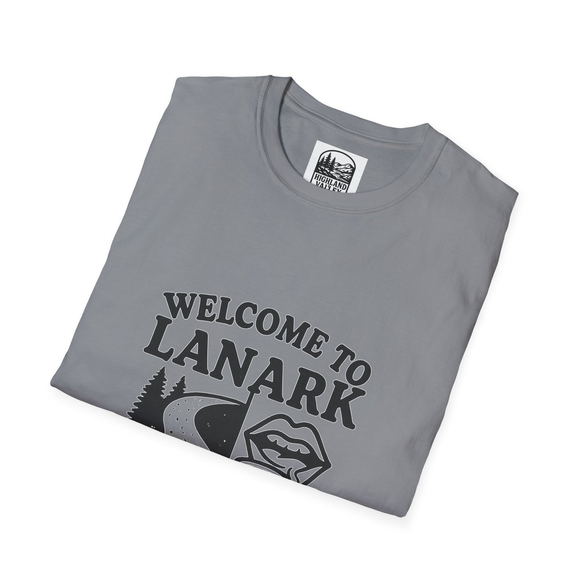 LANARK HALF GRAVEL, HALF GOSSIP UNISEX T-SHIRT