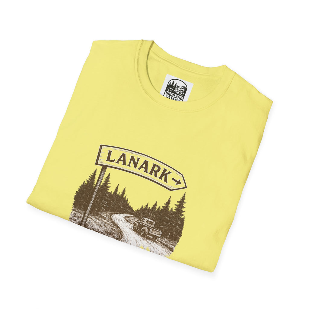LANARK HEADING TO THE VILLAGE UNISEX T-SHIRT